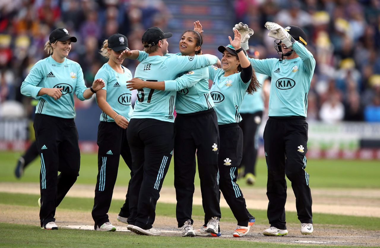Surrey Stars were dominant in the field as well, Loughborough Lightning v Surrey Stars, Kia Super League, Final, Hove, August 27, 2018