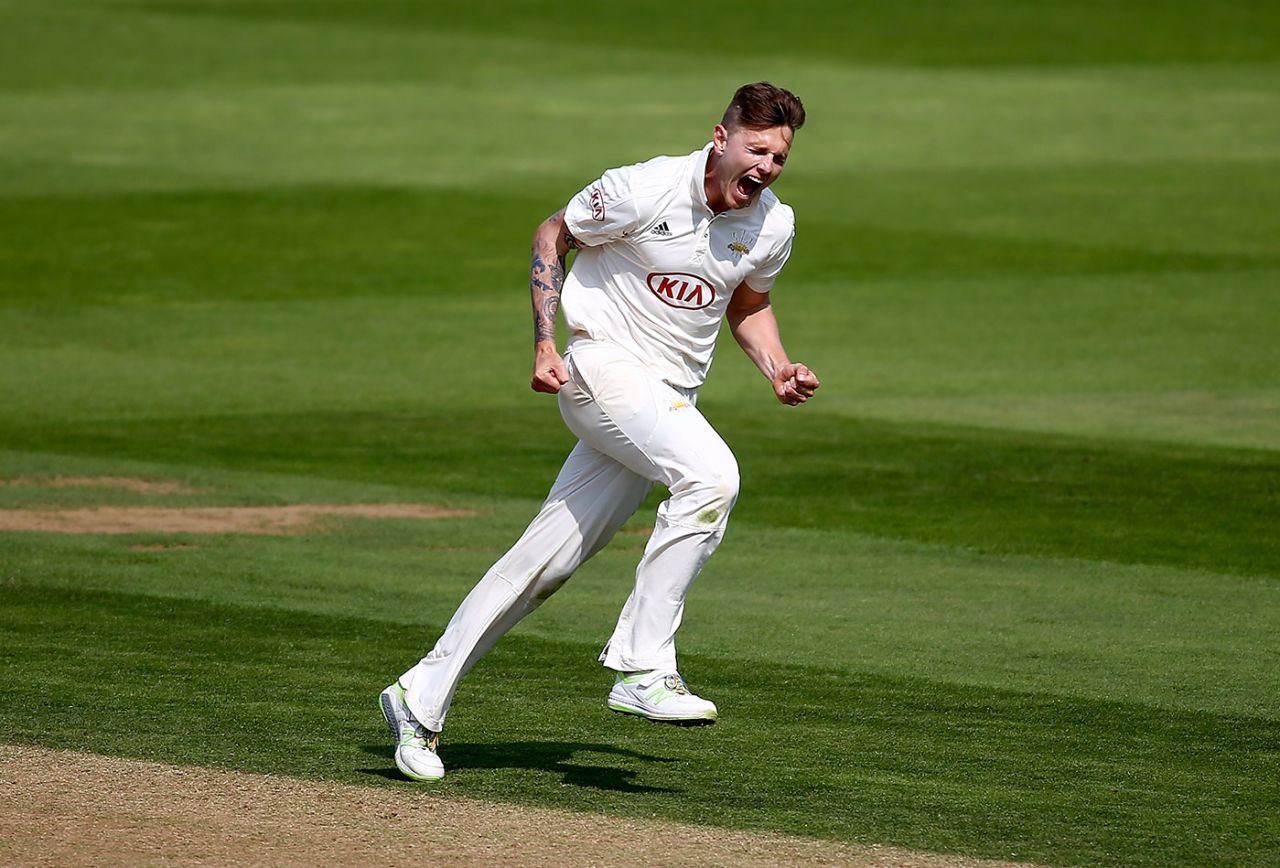 Conor McKerr helped Surrey close in on victory, Surrey v Nottinghamshire, Specsavers Championship, Division One, Kia Oval, August 31, 2018