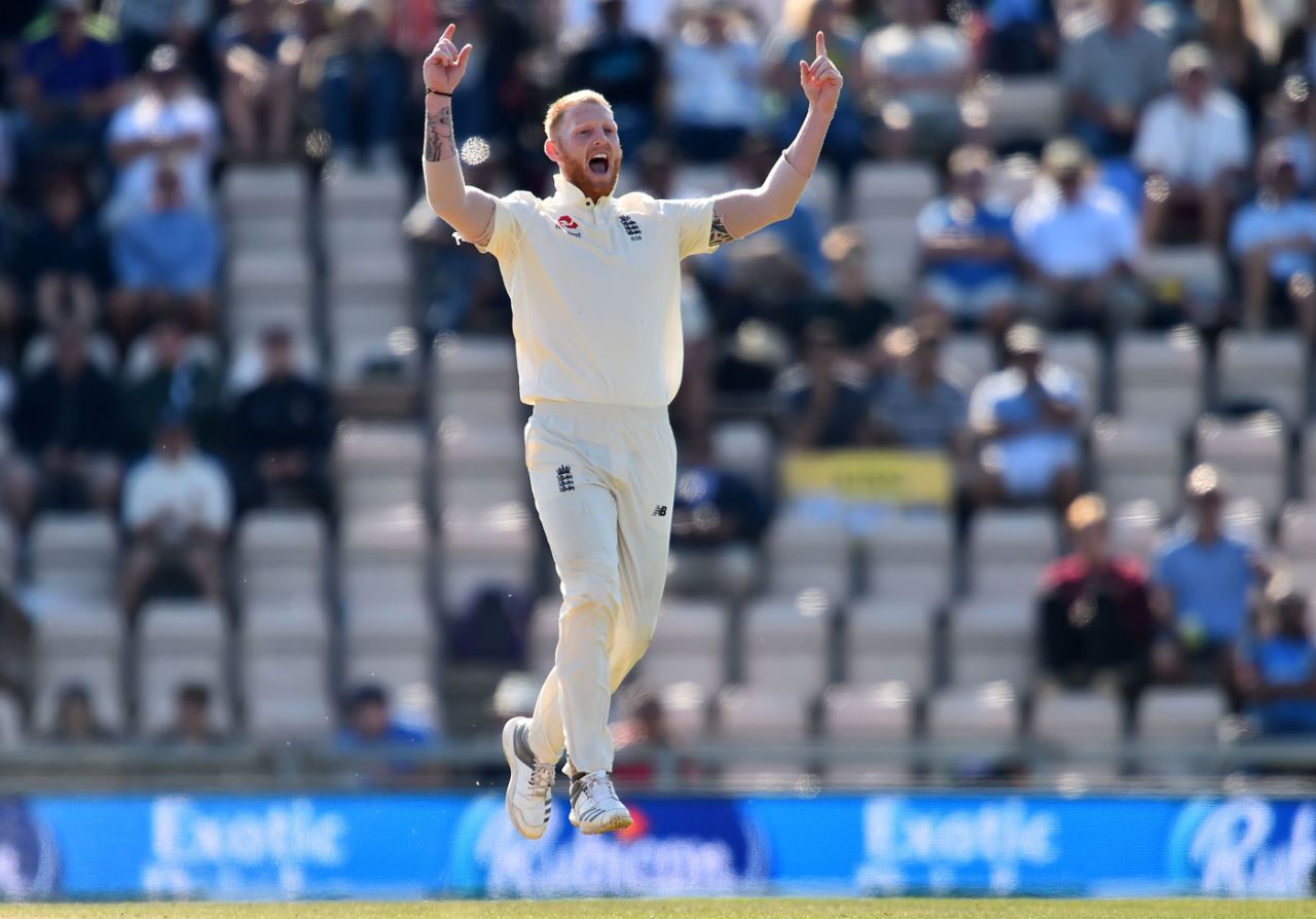 Ben Stokes roars after removing Hardik Pandya, England v India, 4th Test, Ageas Bowl, 4th day, September 2, 2018