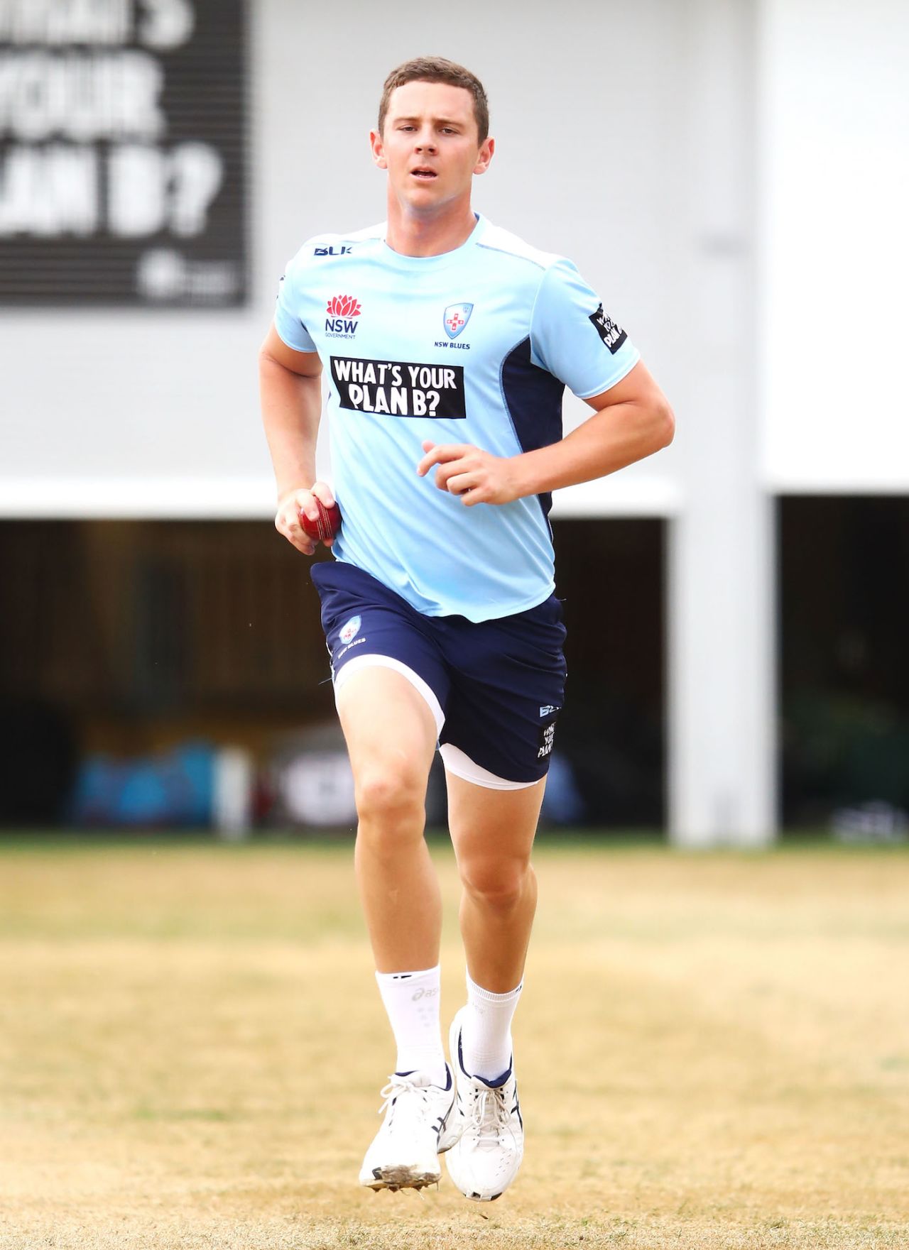 Josh Hazlewood at a New South Wales training session, Sydney, September 7, 2018