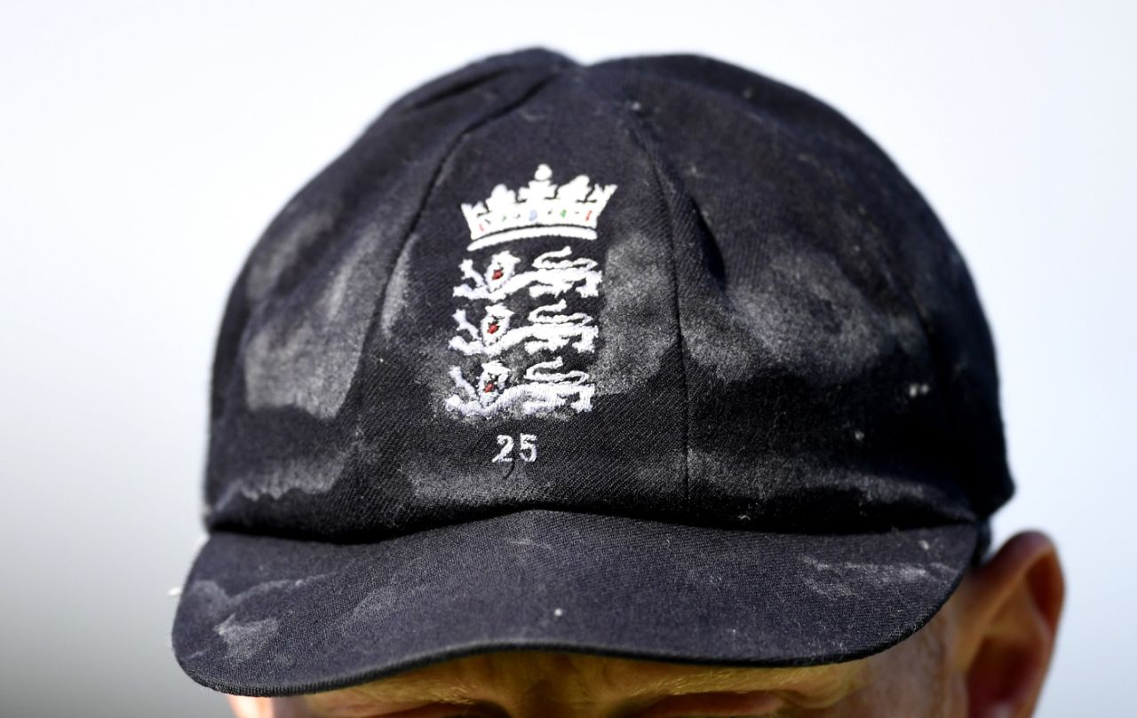 Ben Stokes' sweat soaked cap, England v India, 5th Test, The Oval, 3rd day, September 9, 2018