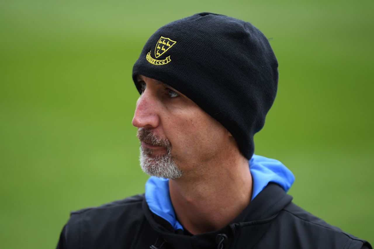 Jason Gillespie, Sussex media day, Hove, March 28, 2018