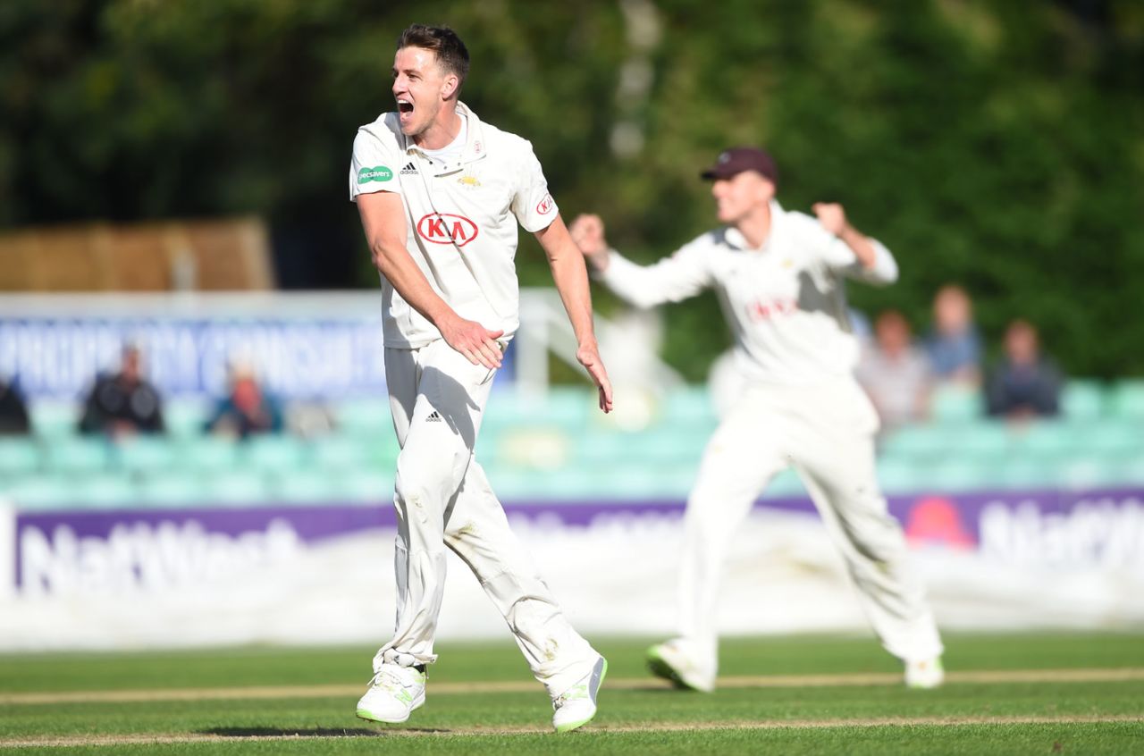 Morne Morkel reached 50 wickets in a hugely successful first season, Worcestershire v Surrey, County Championship, Division One, New Road, September 12, 2018