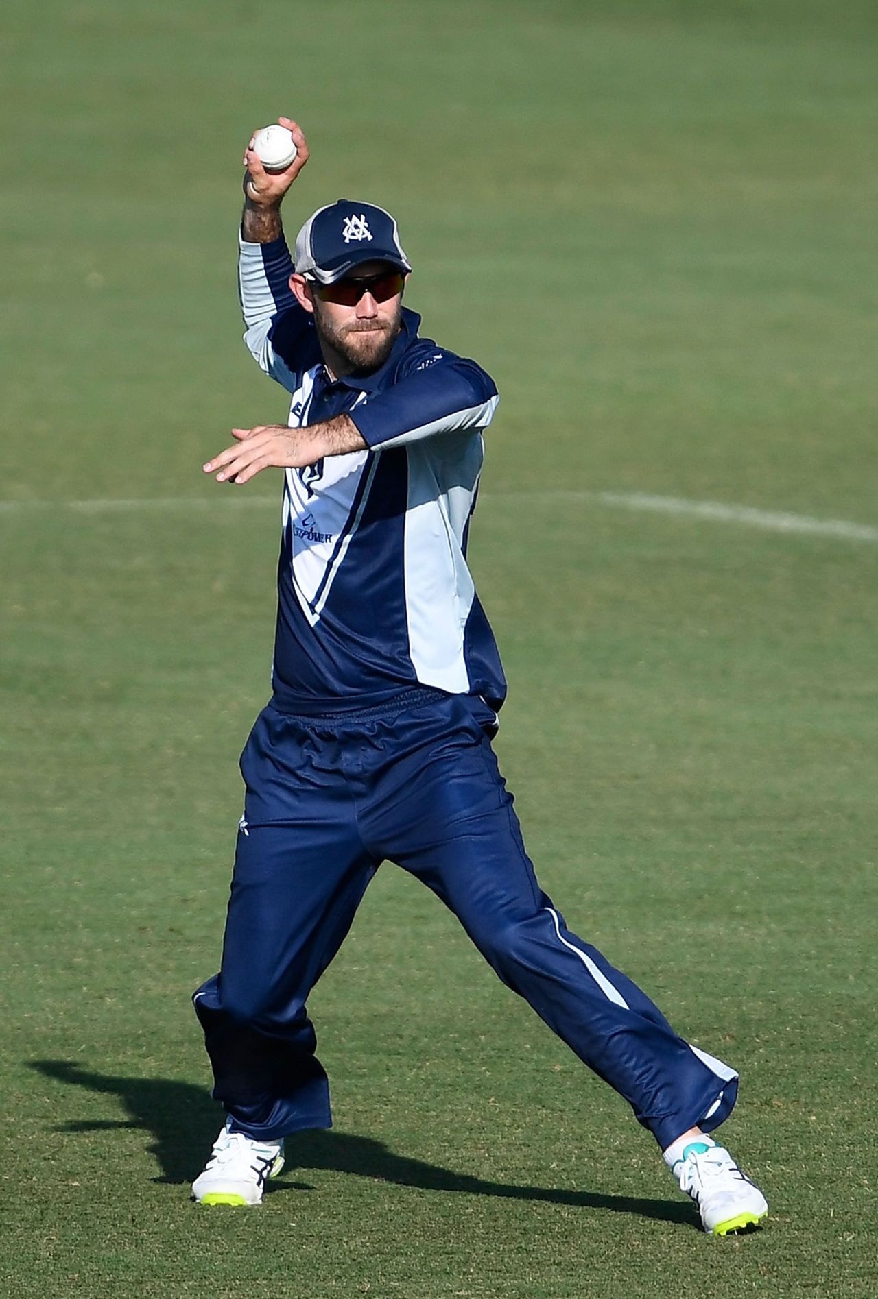 Glenn Maxwell in action at the JLT Cup, Queensland v Victoria, JLT Cup 2018, Townsville,, September 16, 2018