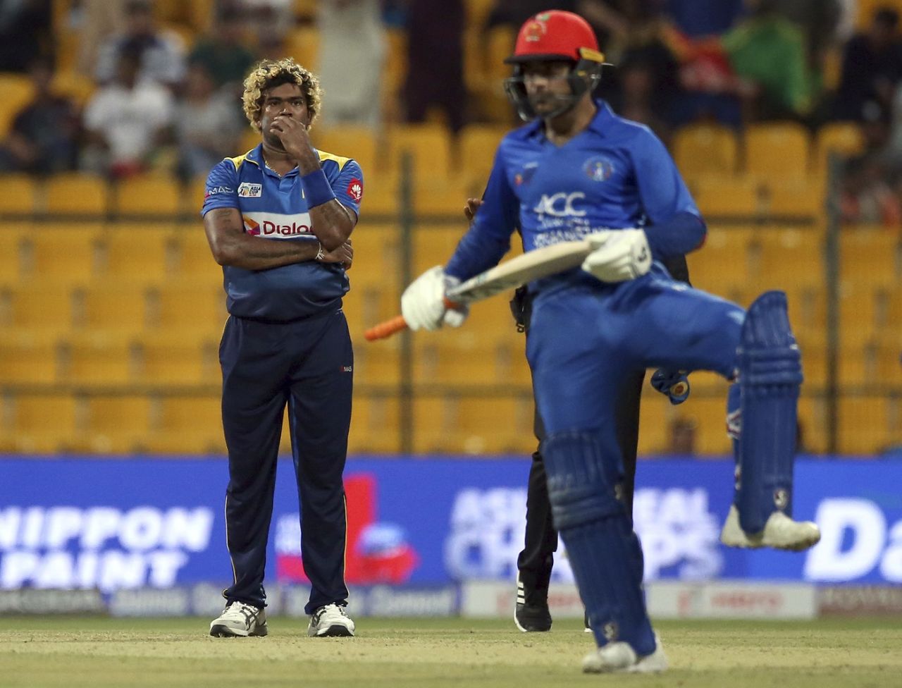 Lasith Malinga was unlucky with catches being dropped off his bowling, Afghanistan v Sri Lanka, 3rd ODI, Group B, Asia Cup, September 17, 2018