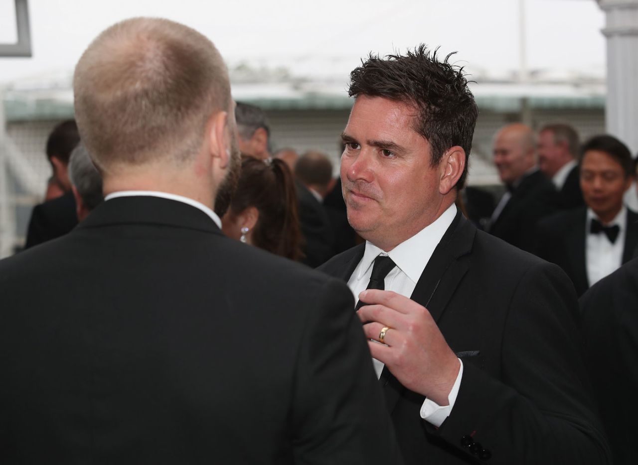 Marcus North at a PCA dinner at Lord's, June 7, 2018
