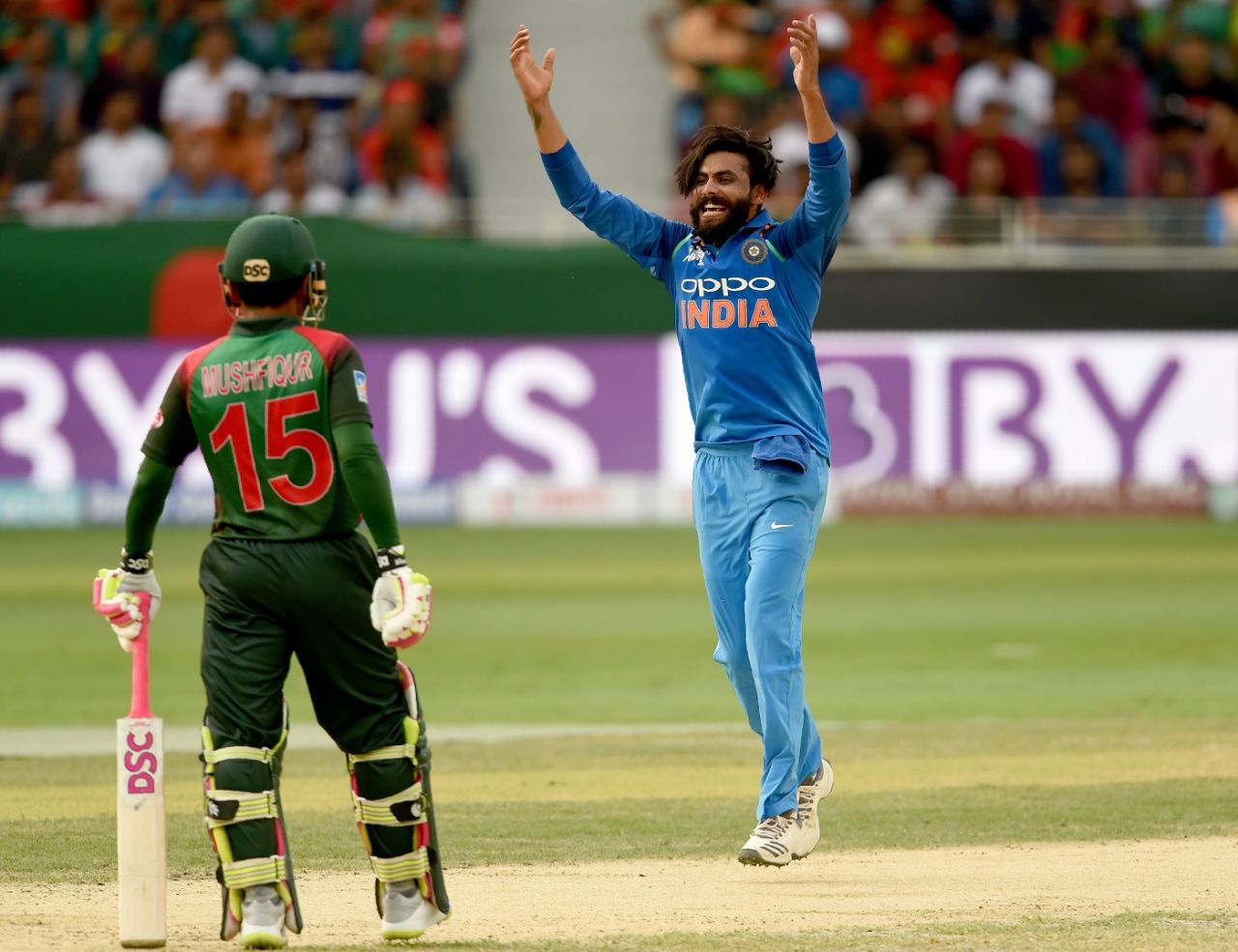 Ravindra Jadeja stifled Bangladesh with a four-wicket haul, Bangladesh v India, Asia Cup, Dubai, September 21, 2018