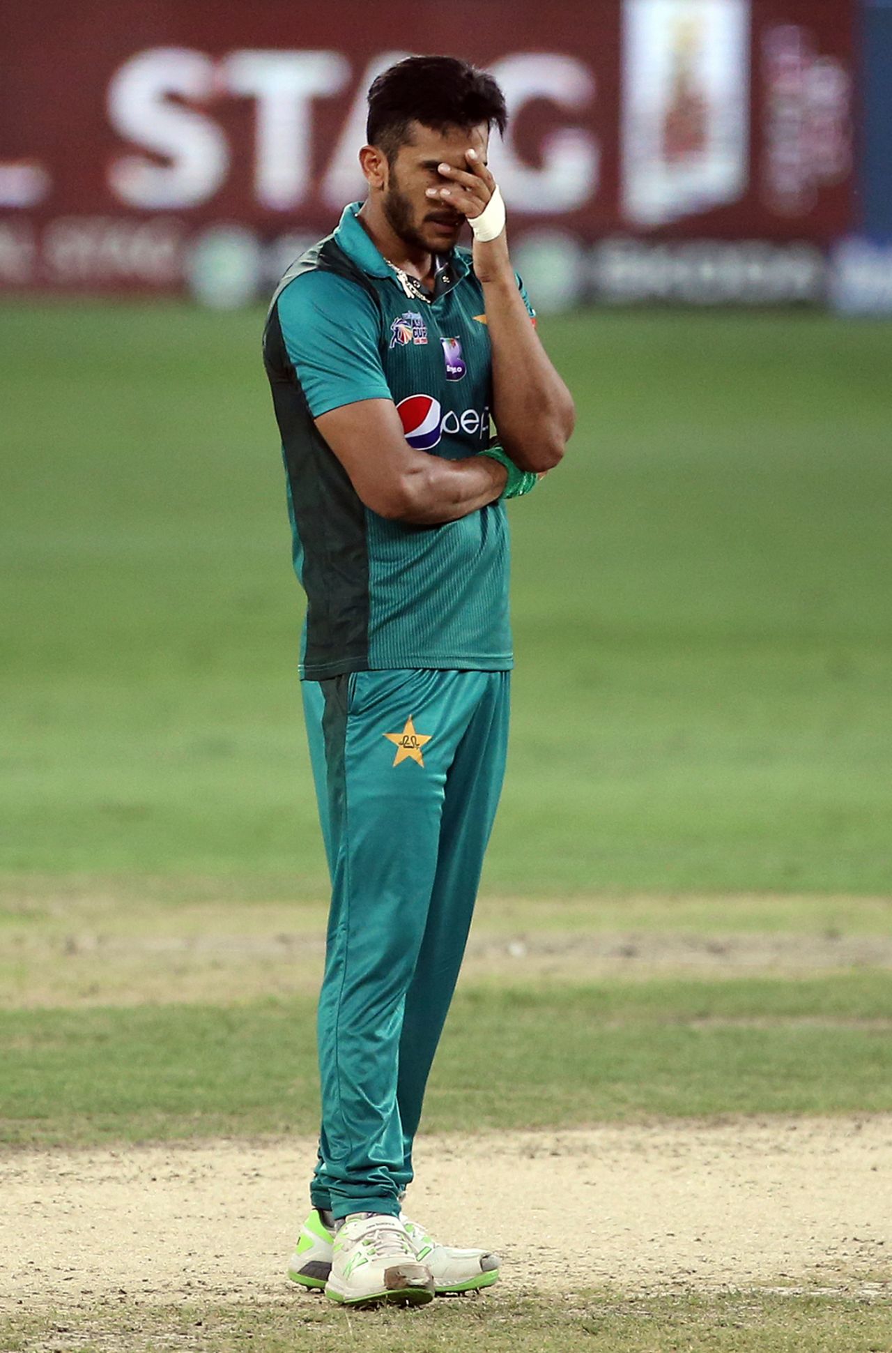 Hasan Ali looked clueless and dejected, India v Pakistan, Super Four, Asia Cup 2018, Dubai, September 23, 2018