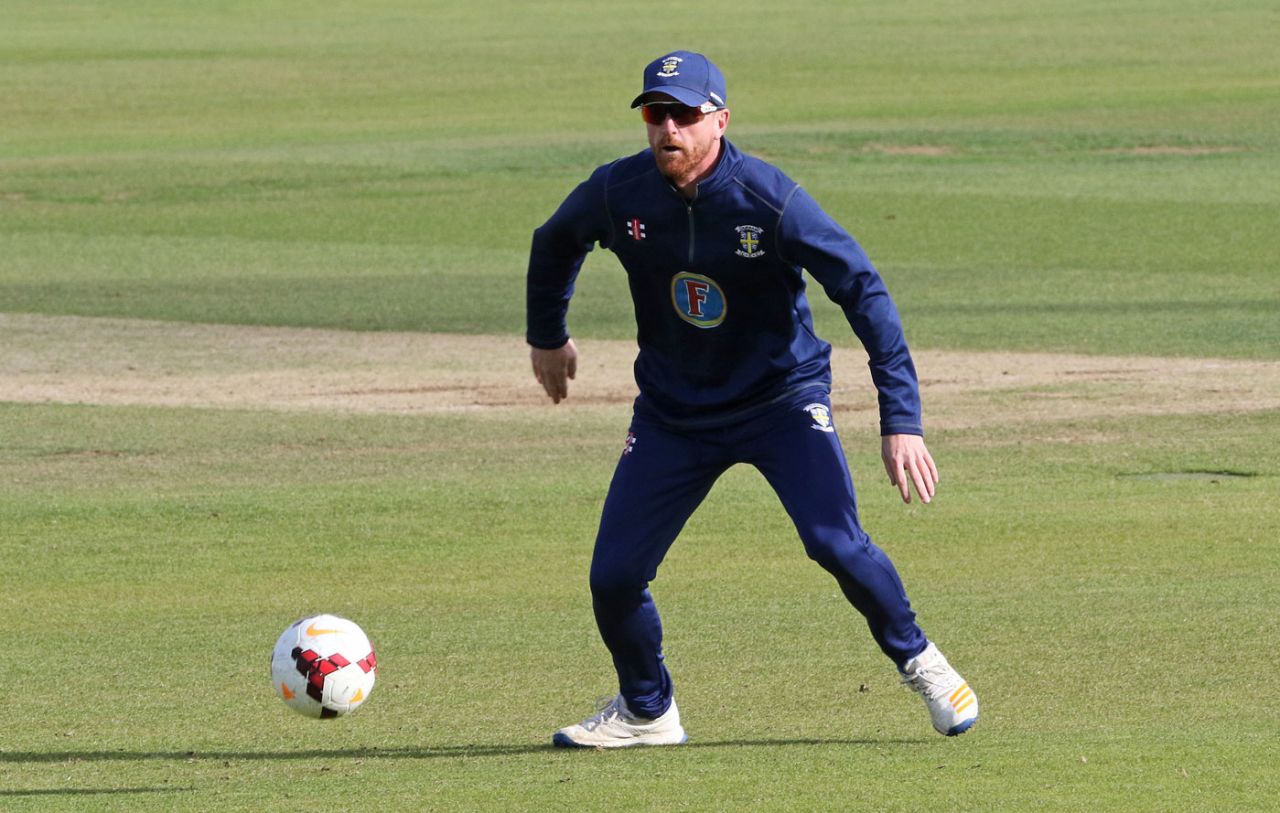 Final whistle: Paul Collingwood is playing his last game as a professional, Durham v Middlesex, County Championship, Division Two, September 25, 2018