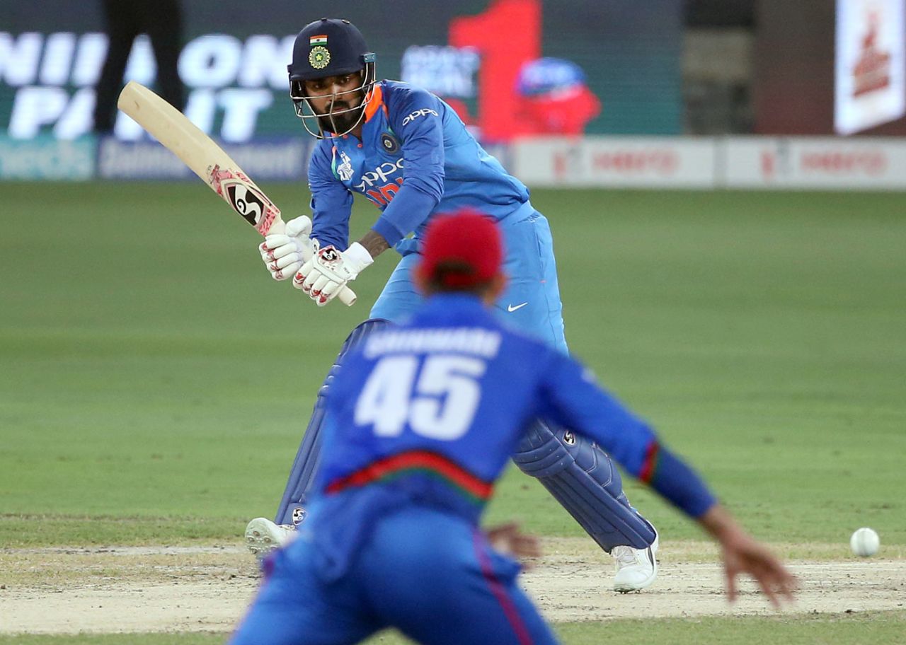 KL Rahul flicks through the leg side, Afghanistan v India, Asia Cup 2018, Dubai, September 25, 2018