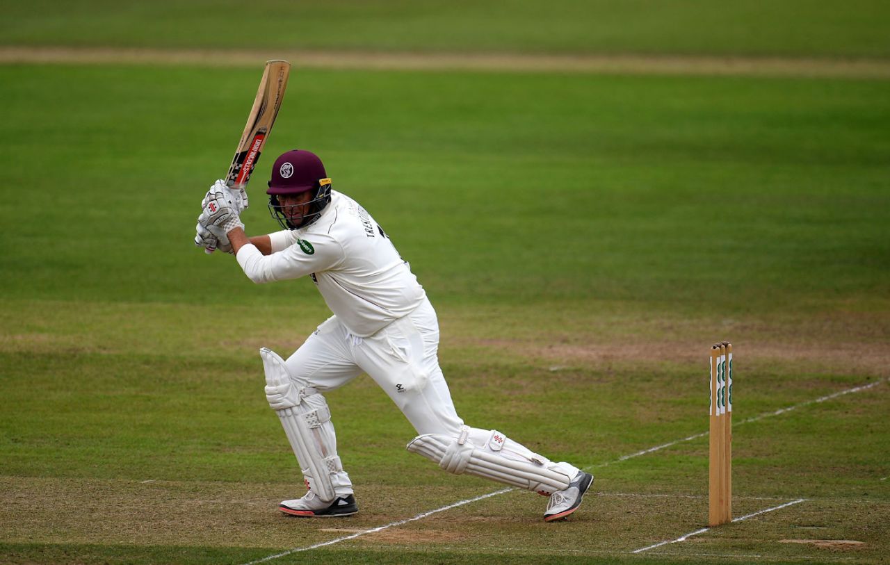Marcus Trescothick bats as another season draws to a close, Somerset v Lancashire, Taunton, Specsavers Championship Division One, September 2018