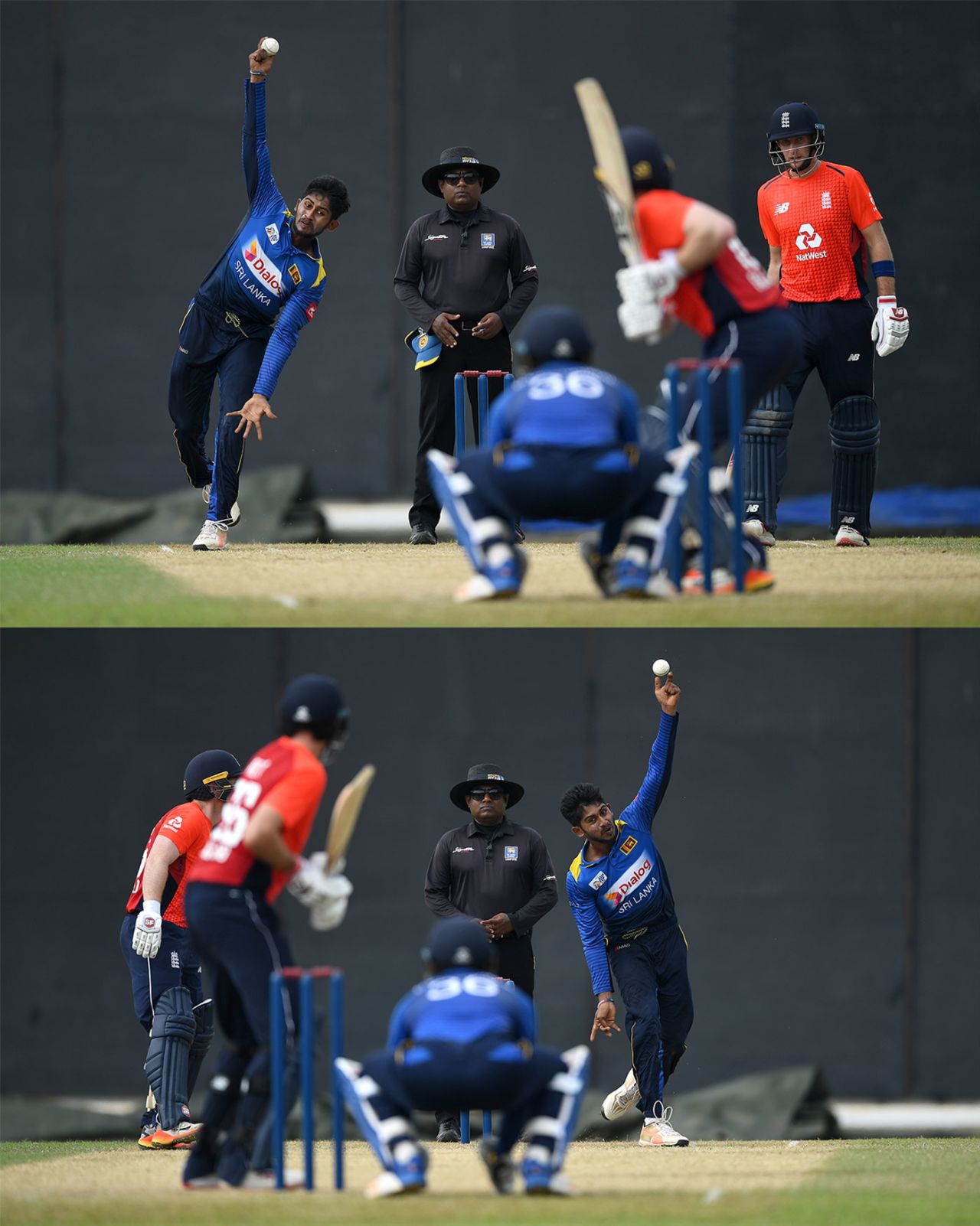 Left-arm round, right-arm over: Kamindu Mendis shows off all his tricks, Sri Lanka Board XI v England, tour match, P Sara Oval, October 5, 2018