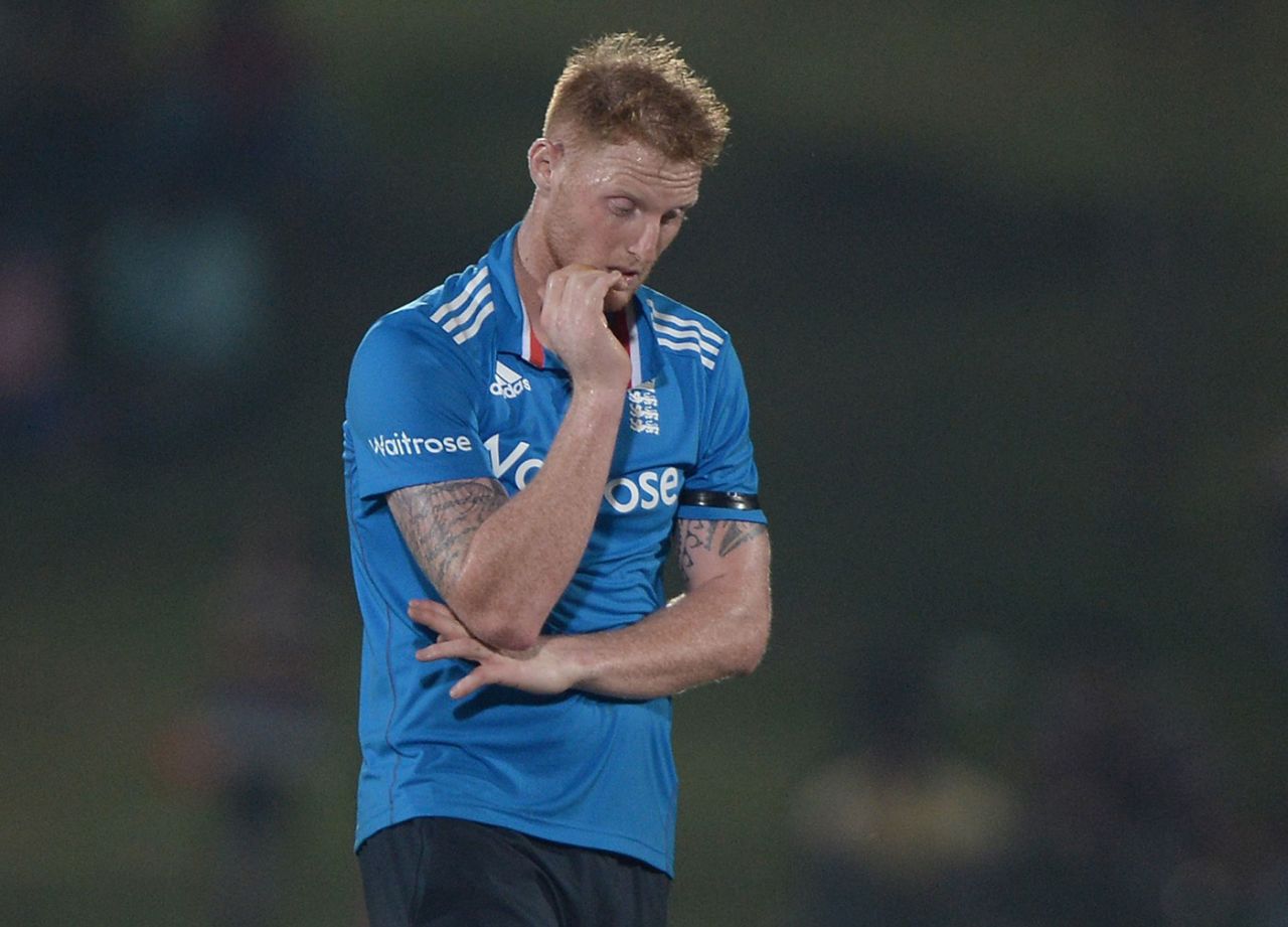 Ben Stokes was left out of England's World Cup squad after a poor tour