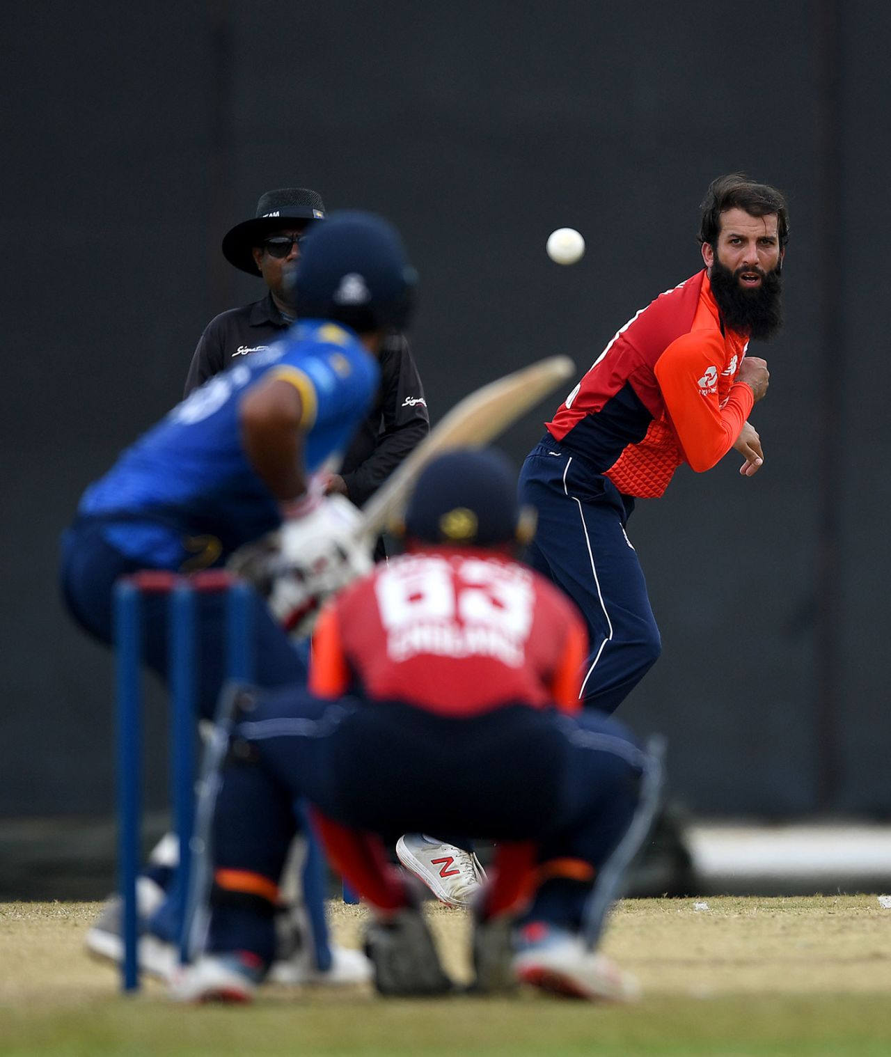 Moeen Ali had a good day with the ball, Sri Lanka Board XI v England, tour match, P Sara Oval, October 5, 2018