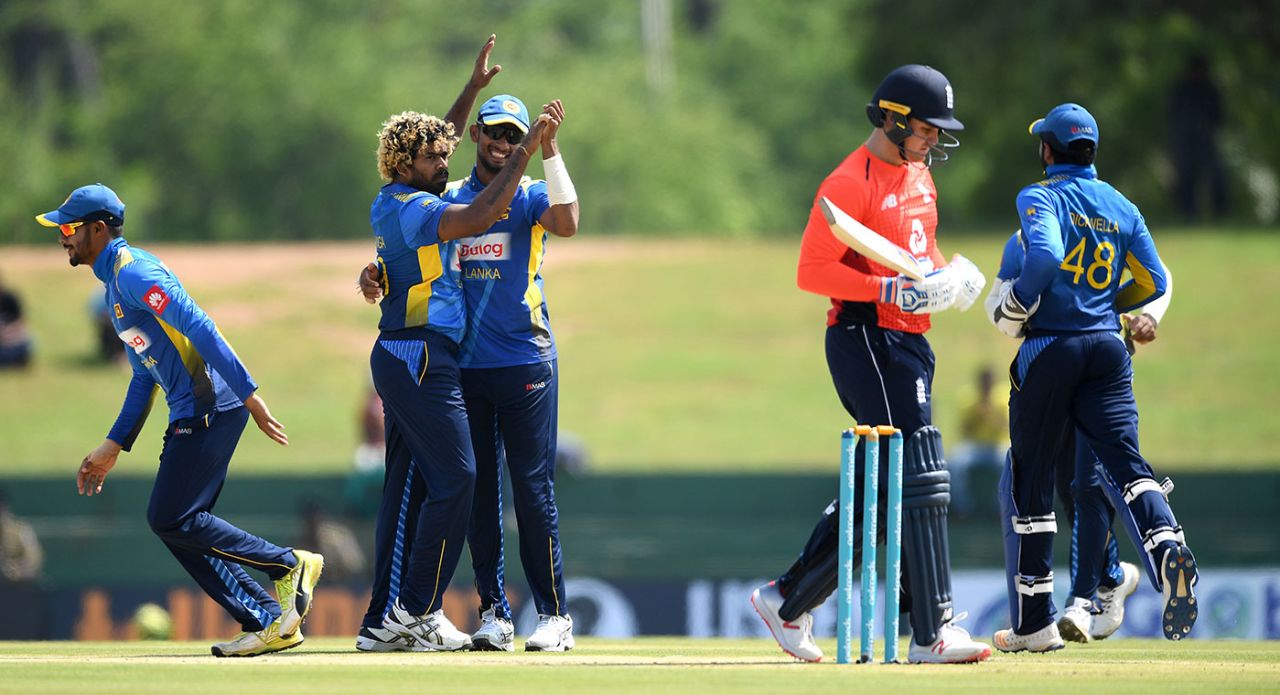 Jason Roy fell for a duck in the opening over, Sri Lanka v England, 2nd ODI, Dambulla, October 13, 2018