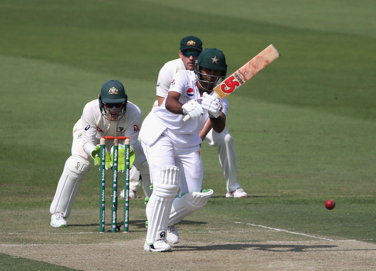 Fakhar Zaman exhibited tremendous composure on debut, Pakistan v Australia. 2nd Test, Abu Dhabi, 1st day, October 16, 2018