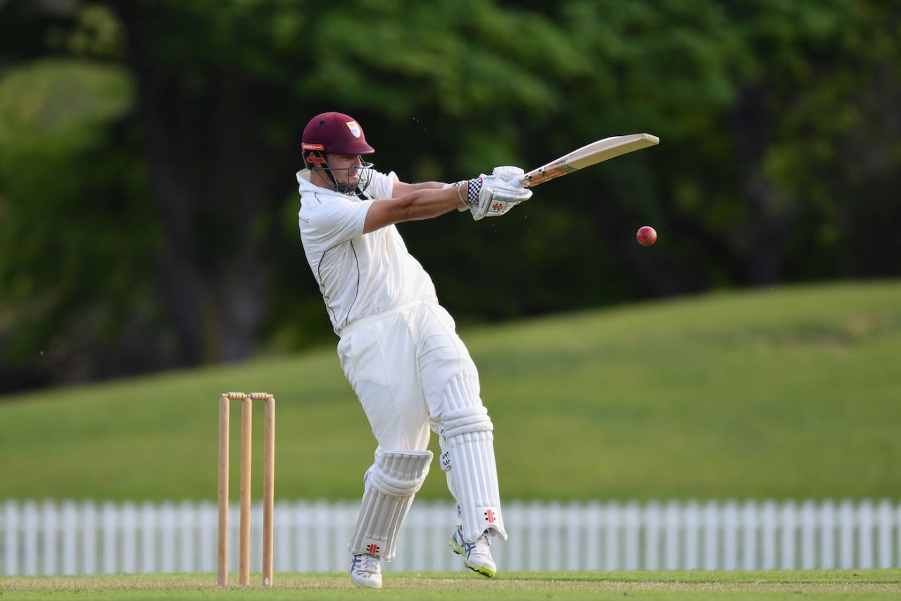 Daryl Mitchell looks to pull the ball, Canterbury v Northern Districts, Plunket Shield 2018-19, Christchurch, 1st day, October 17, 2018