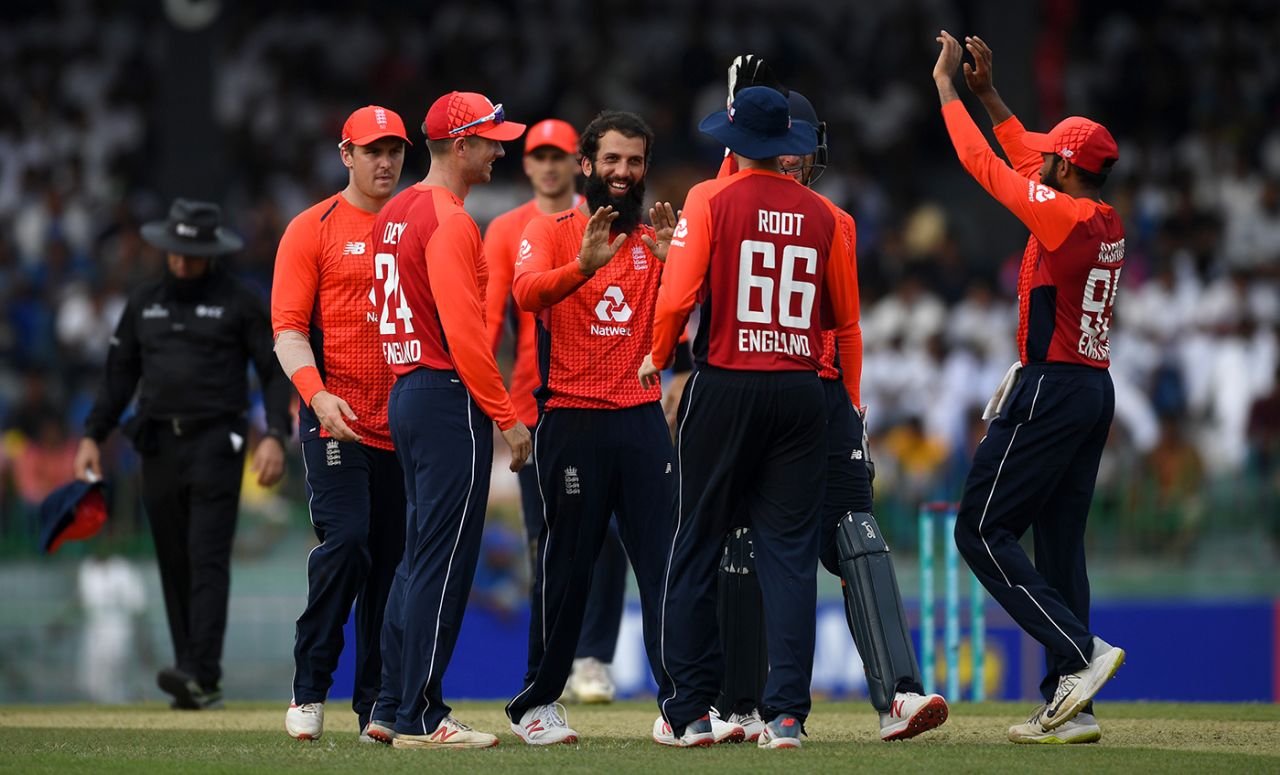 Moeen Ali made the breakthrough for England, Sri Lanka v England, 5th ODI, October 23, 2018