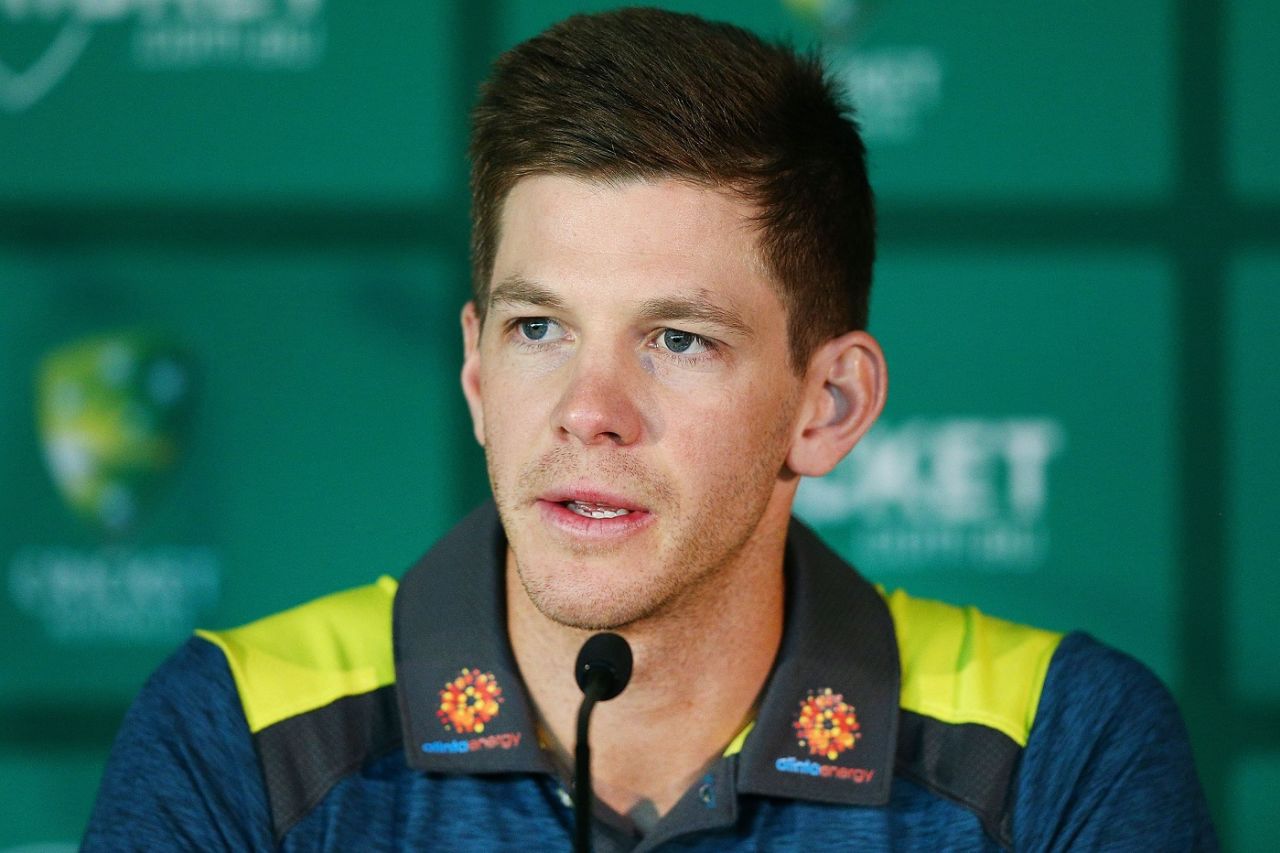 Tim Paine discusses the findings on Cricket Australia, Melbourne, October 29, 2018