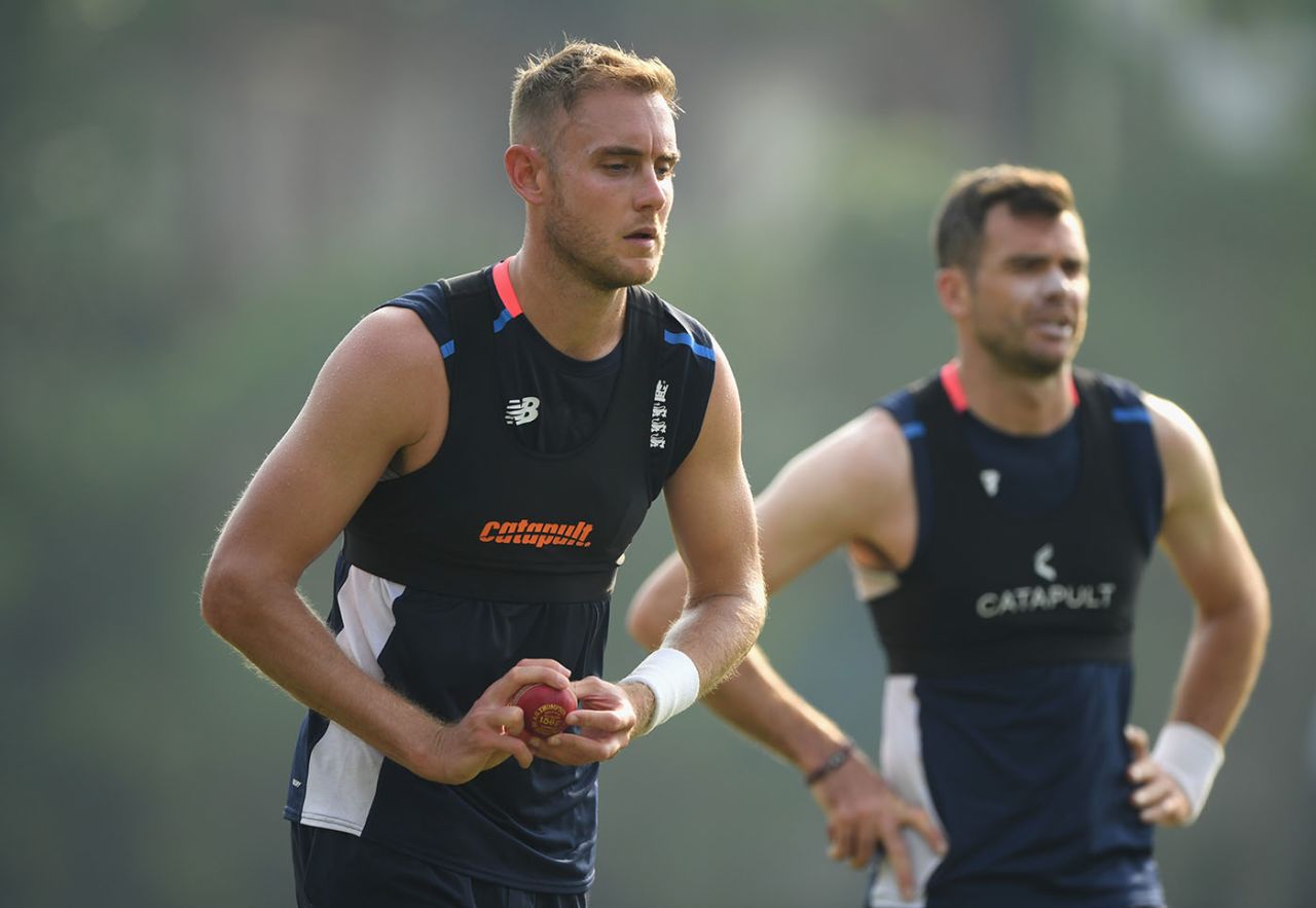 Stuart Broad and James Anderson could be competing for one spot in the Test side, Colombo, October 29, 2018