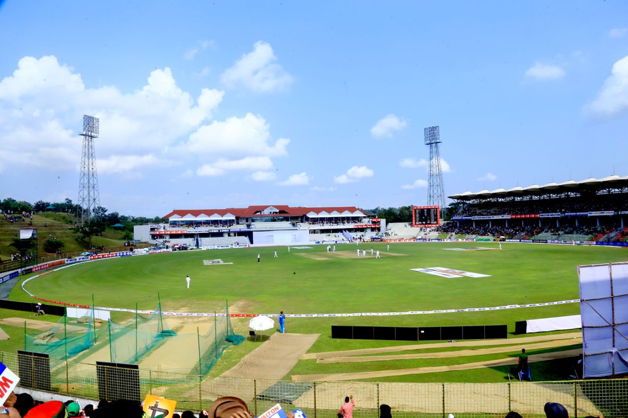 A view of the Sylhet International Cricket Stadium, Bangladesh v Zimbabwe, 1st Test, Sylhet, 1st day, November 3, 2018
