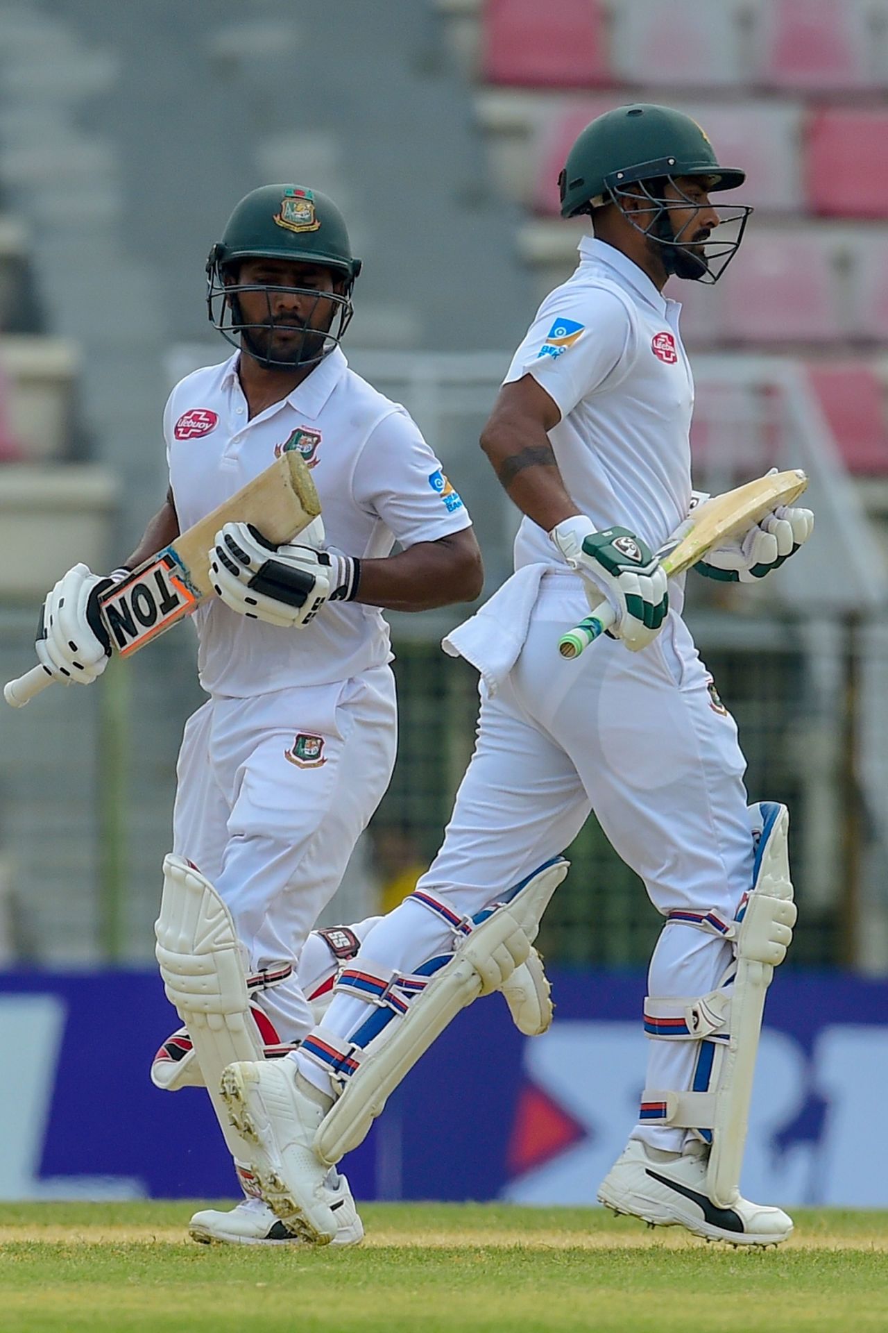 Liton Das and Imrul Kayes put on a half-century stand for the opening wicket, Bangladesh v Zimbabwe, 1st Test, Sylhet, 4th day, November 6, 2018
