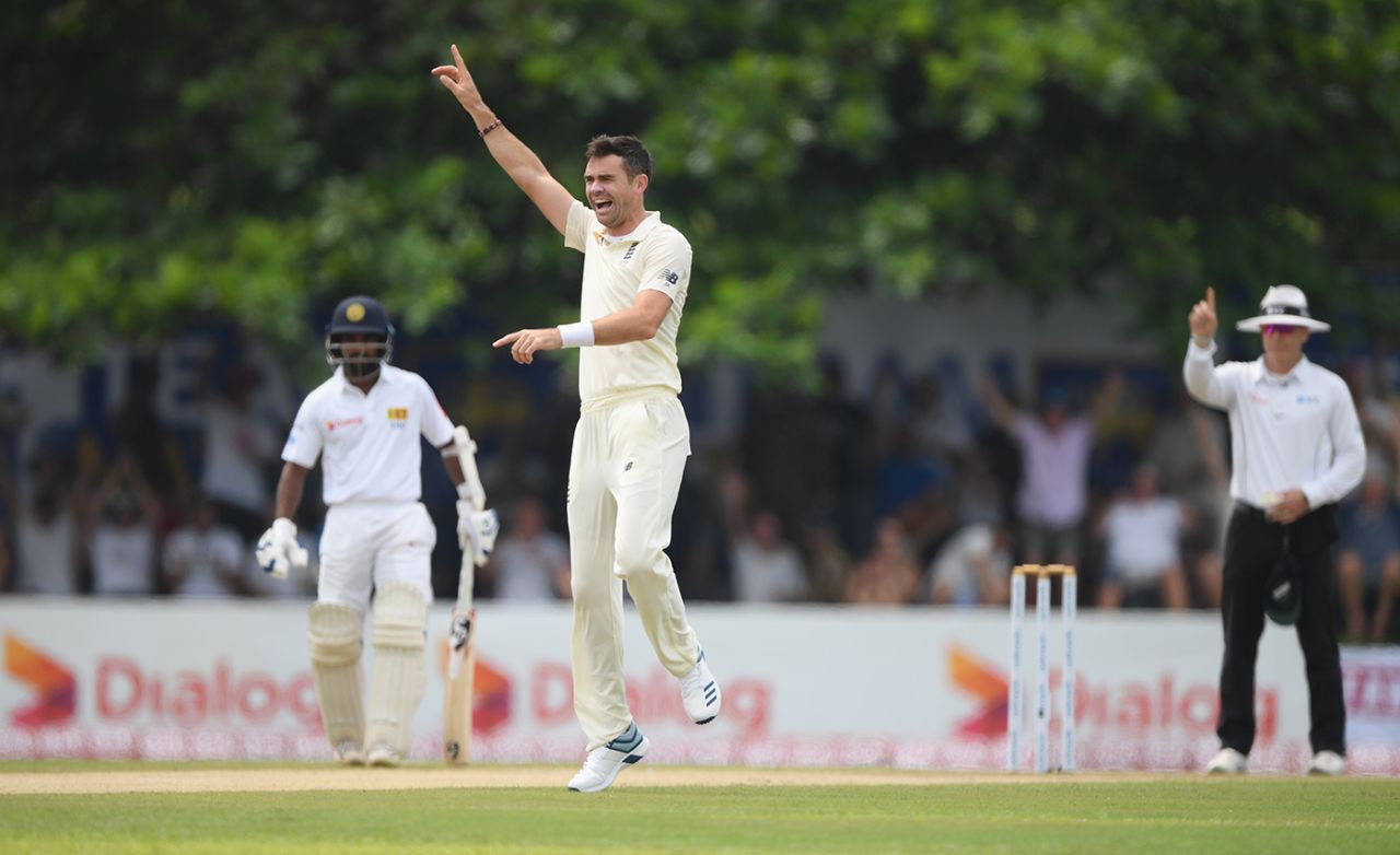 James Anderson struck early for England, Sri Lanka v England, 1st Test, Galle, 2nd day, November 7, 2018