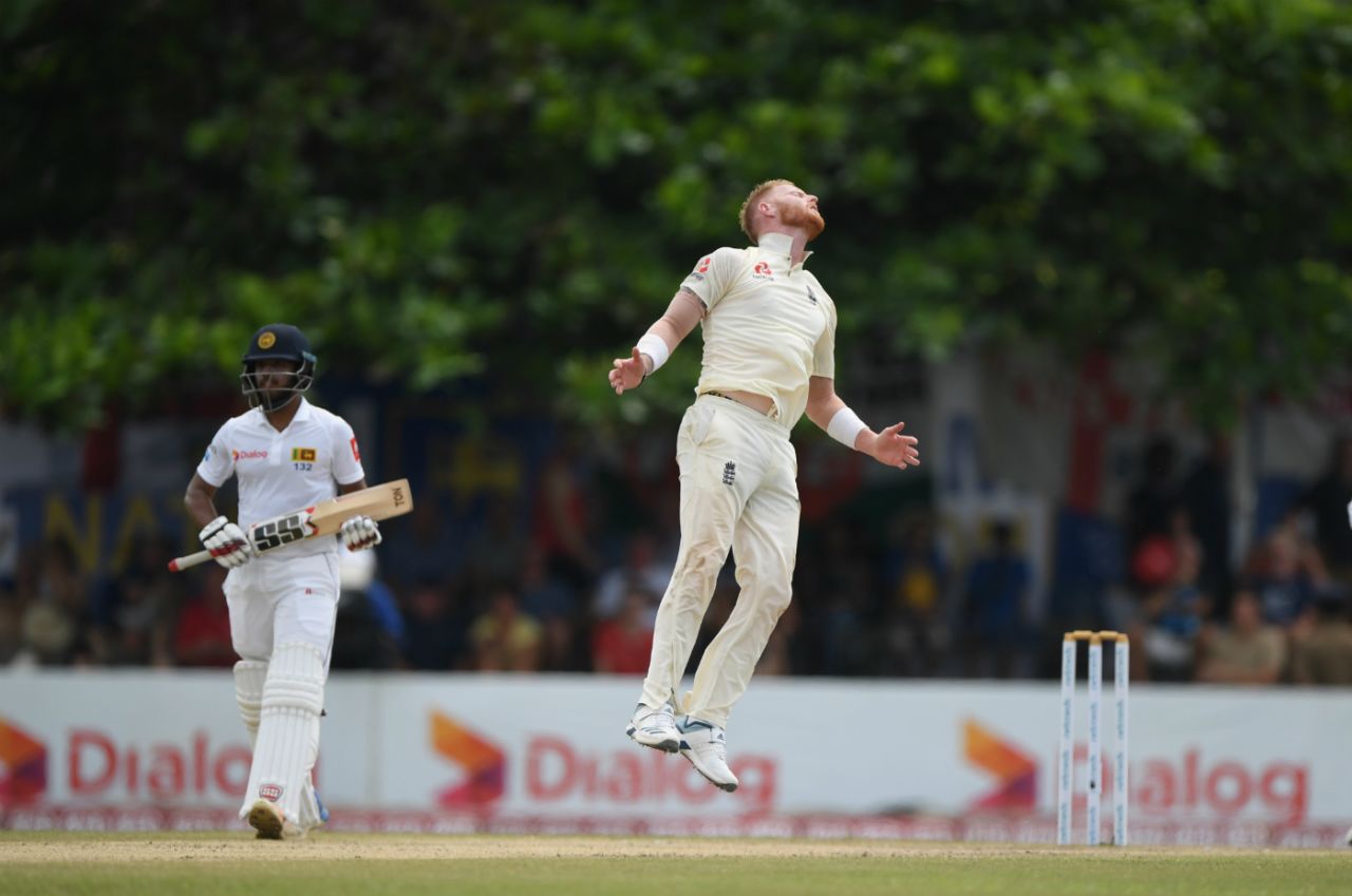 Ben Stokes reacts, Sri Lanka v England, 1st Test, 4th day, Galle, November 9, 2018