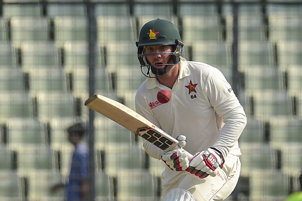 Brendan Taylor kept Zimbabwe ticking with a half-century, Bangladesh v Zimbabwe, 2nd Test, Mirpur, 3rd day, November 13, 2018