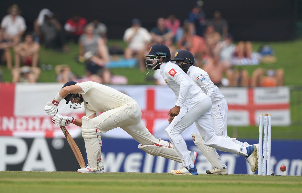 Malinda Pushpakumara found a way through Joe Root's defences, Sri Lanka v England, 2nd Test, Pallekele, 1st day, November 14, 2018