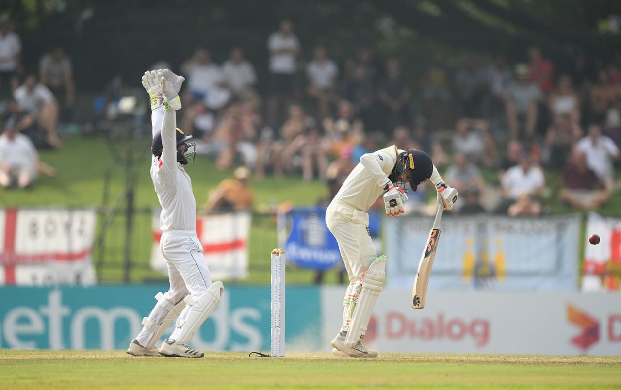 Adil Rashid fell lbw for 31, Sri Lanka v England, 2nd Test, Pallekele, 1st day, November 14, 2018