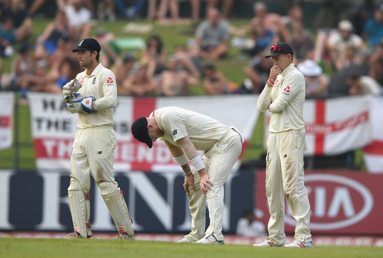 England endured a tough day in the field, Sri Lanka v England, 2nd Test, Pallekele, 2nd day, November 15, 2018