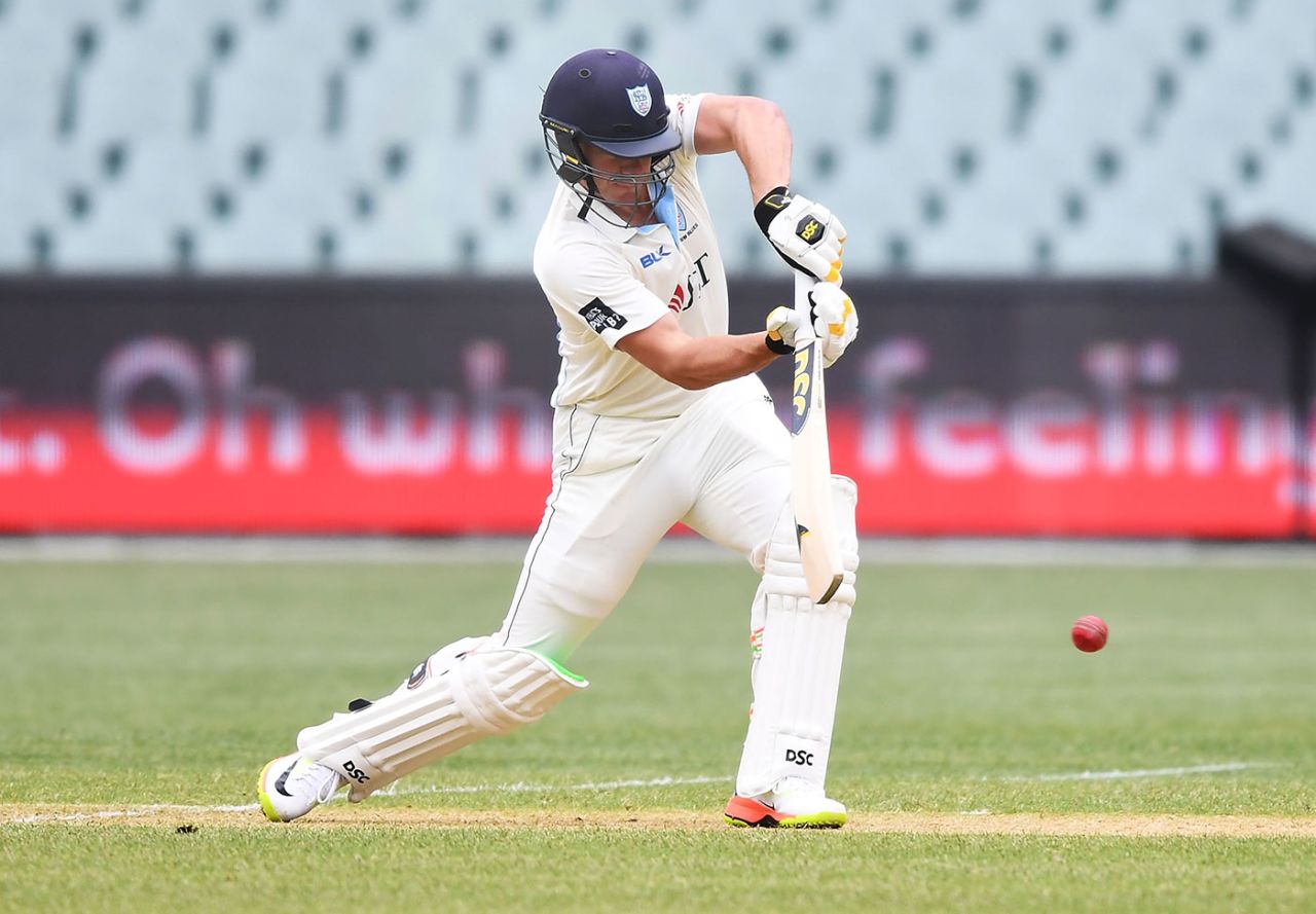 Moises Henriques dominated for New South Wales, New South Wales v Queensland, Sheffield Shield, Canberra, October 17, 2018
