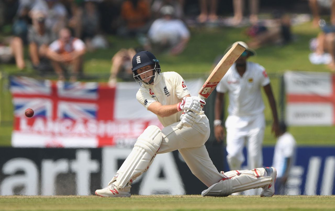 Joe Root made good use of the sweep shot, Sri Lanka v England, 2nd Test, Pallekele, 3rd day, November 16, 2018