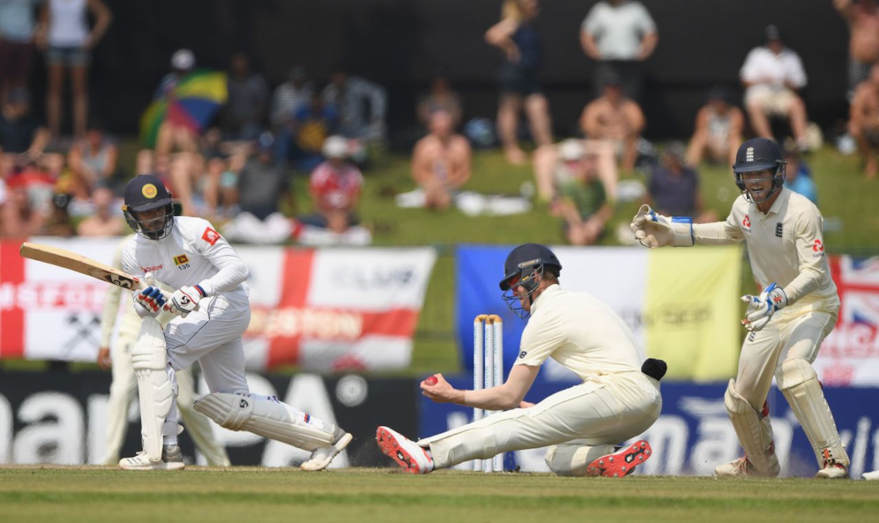 Keaton Jennings took a blinding catch at short leg, Sri Lanka v England, 2nd Test, Pallekele, 4th day, November 17, 2018