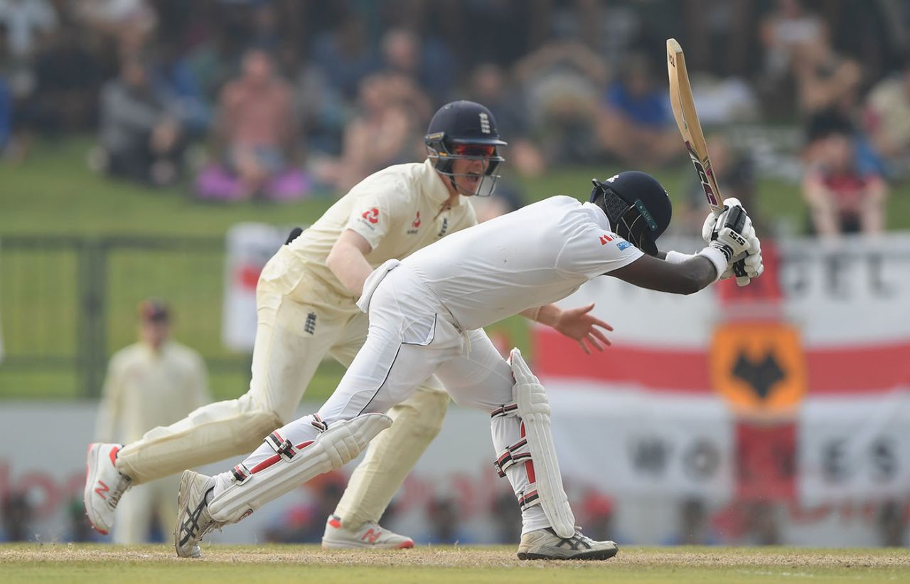 Angelo Mathews was trapped lbw for 88, Sri Lanka v England, 2nd Test, Pallekele, 4th day, November 17, 2018