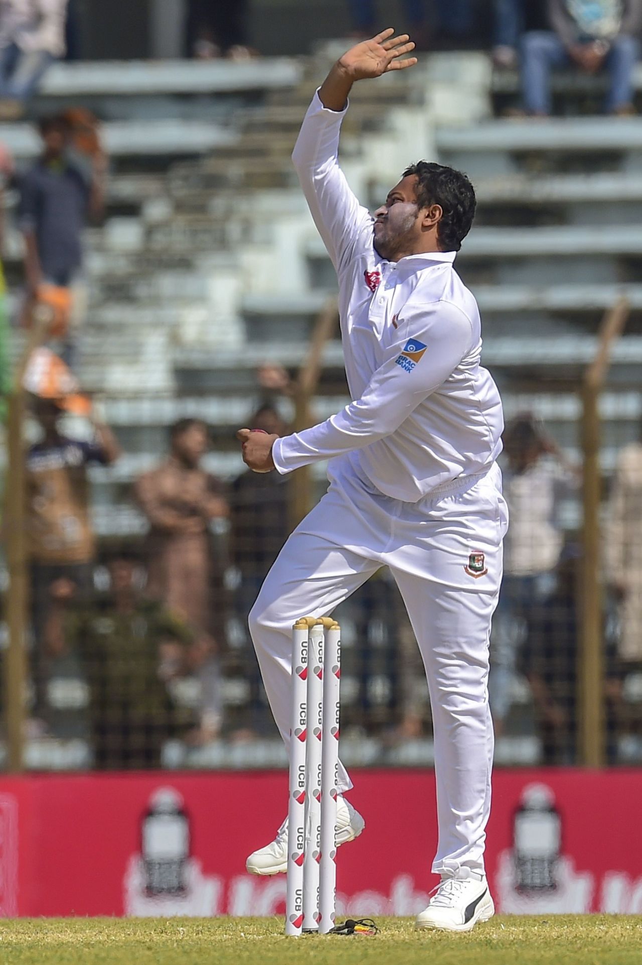 Shakib Al Hasan struck twice at the start to set the tone for Bangladesh, Bangladesh v West Indies, 1st Test, Chattogram, 3rd day