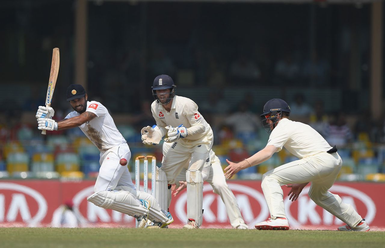 Roshen Silva flicks through the leg side, Sri Lanka v England, 3rd Test, SSC, Colombo, 4th day, November 26, 2018