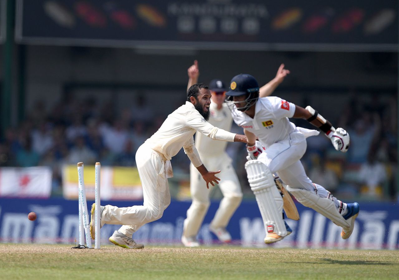 Kusal Mendis was run out by a direct hit from backward square, Sri Lanka v England, 3rd Test, SSC, Colombo, 4th day, November 26, 2018
