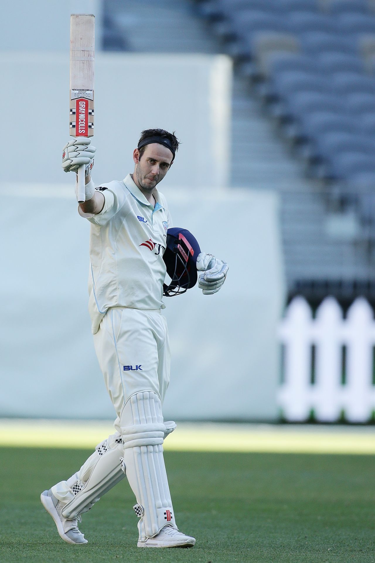 Kurtis Patterson brought up his sixth first-class century, Western Australian v New South Wales, Sheffield Shield 2018-19, Perth, 1st day, November 27, 2018