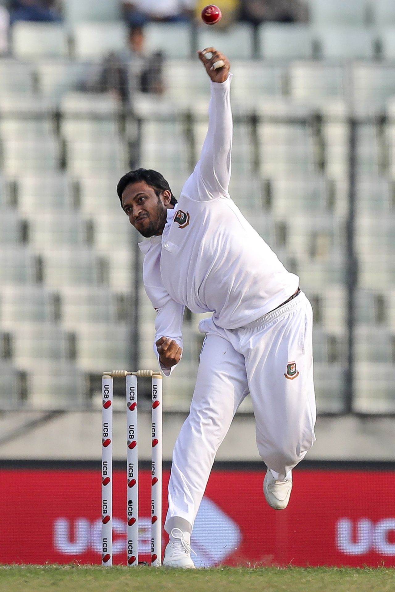 Shakib Al Hasan struck in his first over, Bangladesh v West Indies, 2nd Test, Mirpur, 2nd day, December 1, 2018