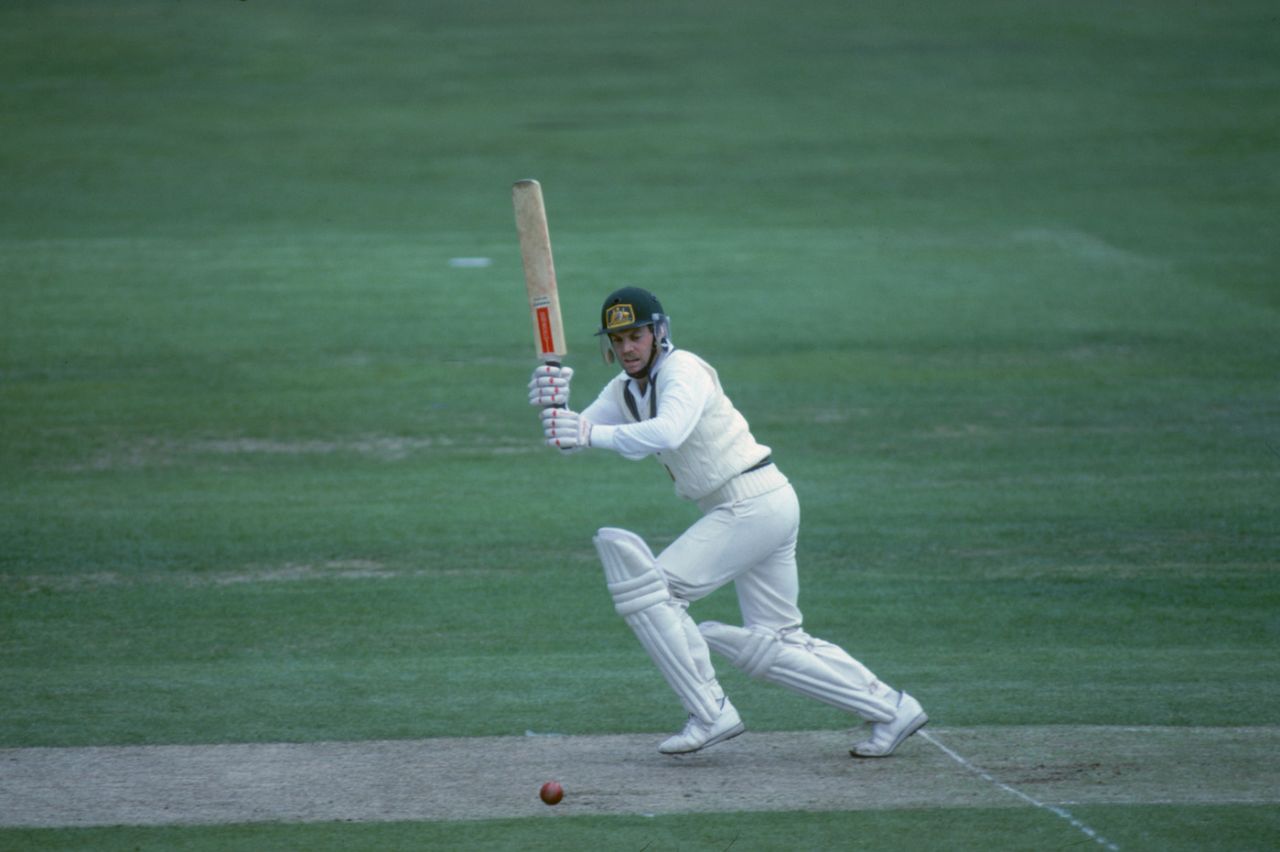 Trevor Chappell bats, Australia v England at Lords ODI, 4th June 1981.
