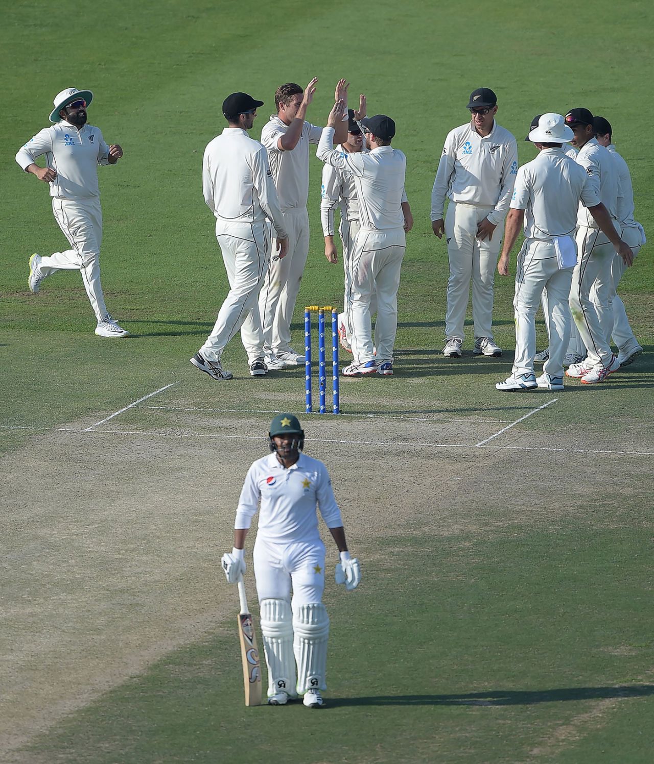 Haris Sohail was caught behind off Tim Southee, Pakistan v New Zealand, 3rd Test, Abu Dhabi, 2nd day, December 4, 2018