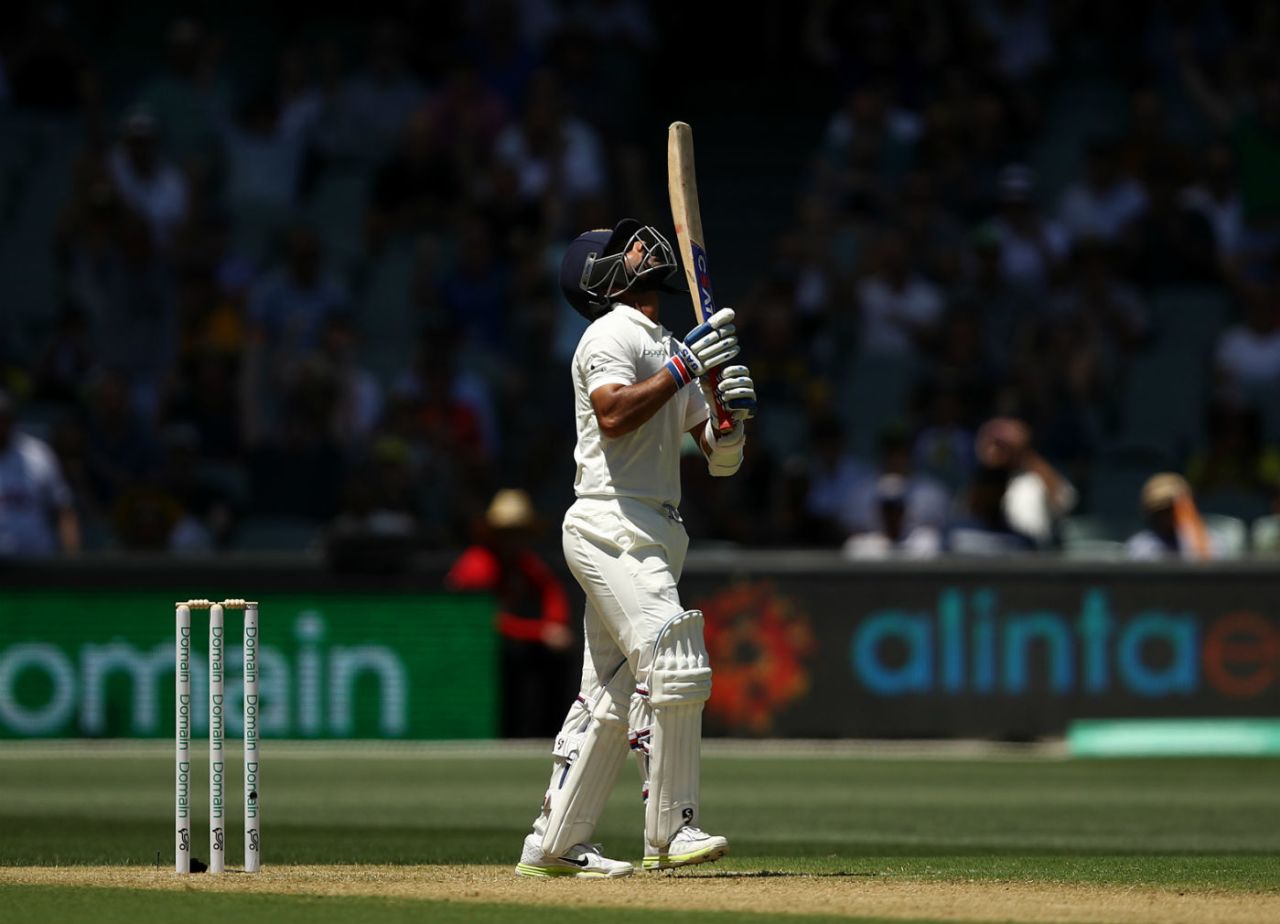 Like his top-order colleagues, Ajinkya Rahane too was out fishing, Australia v India, 1st Test, Adelaide, 1st day, December 6, 2018