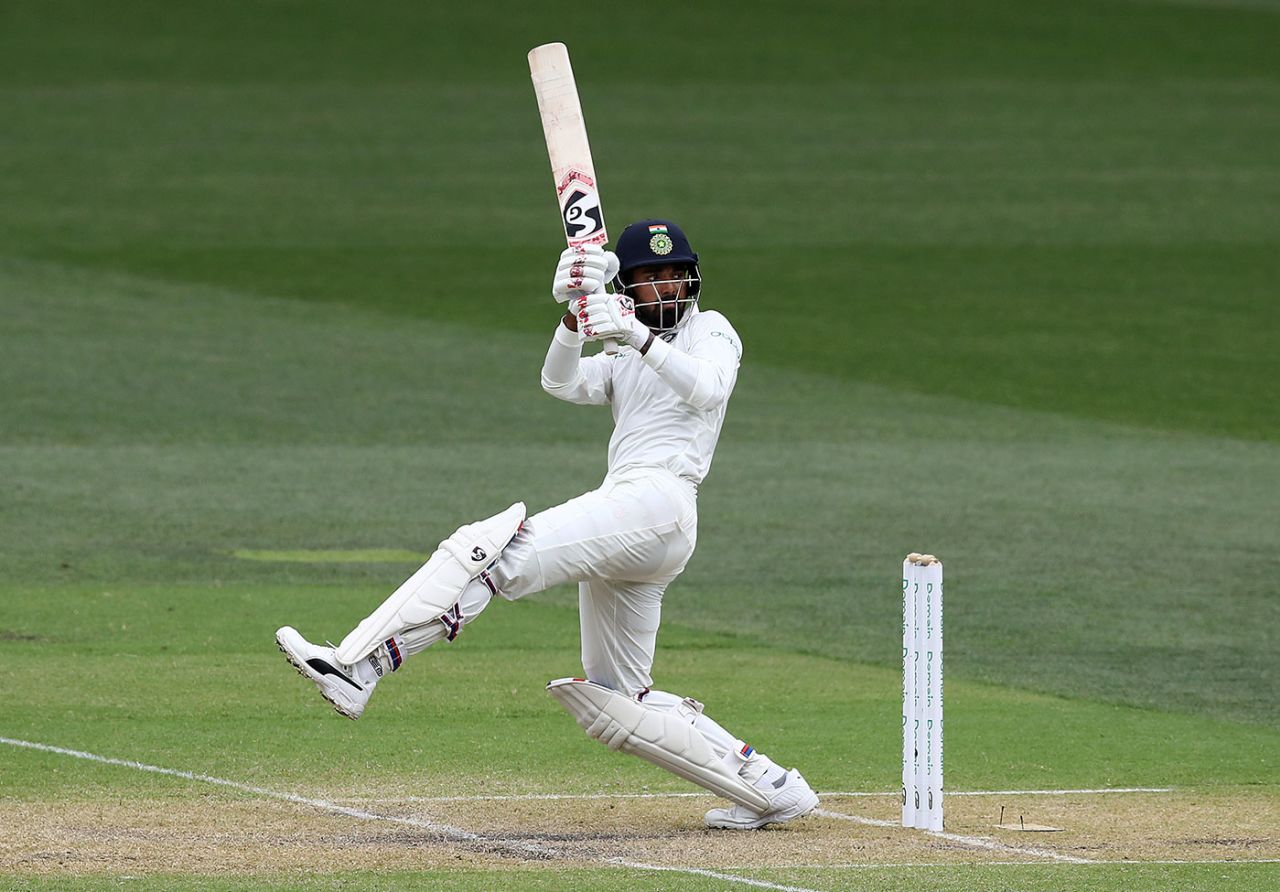 KL Rahul started to play his shots after a careful start, Australia v India, 1st Test, Adelaide, 3rd day, December 8, 2018
