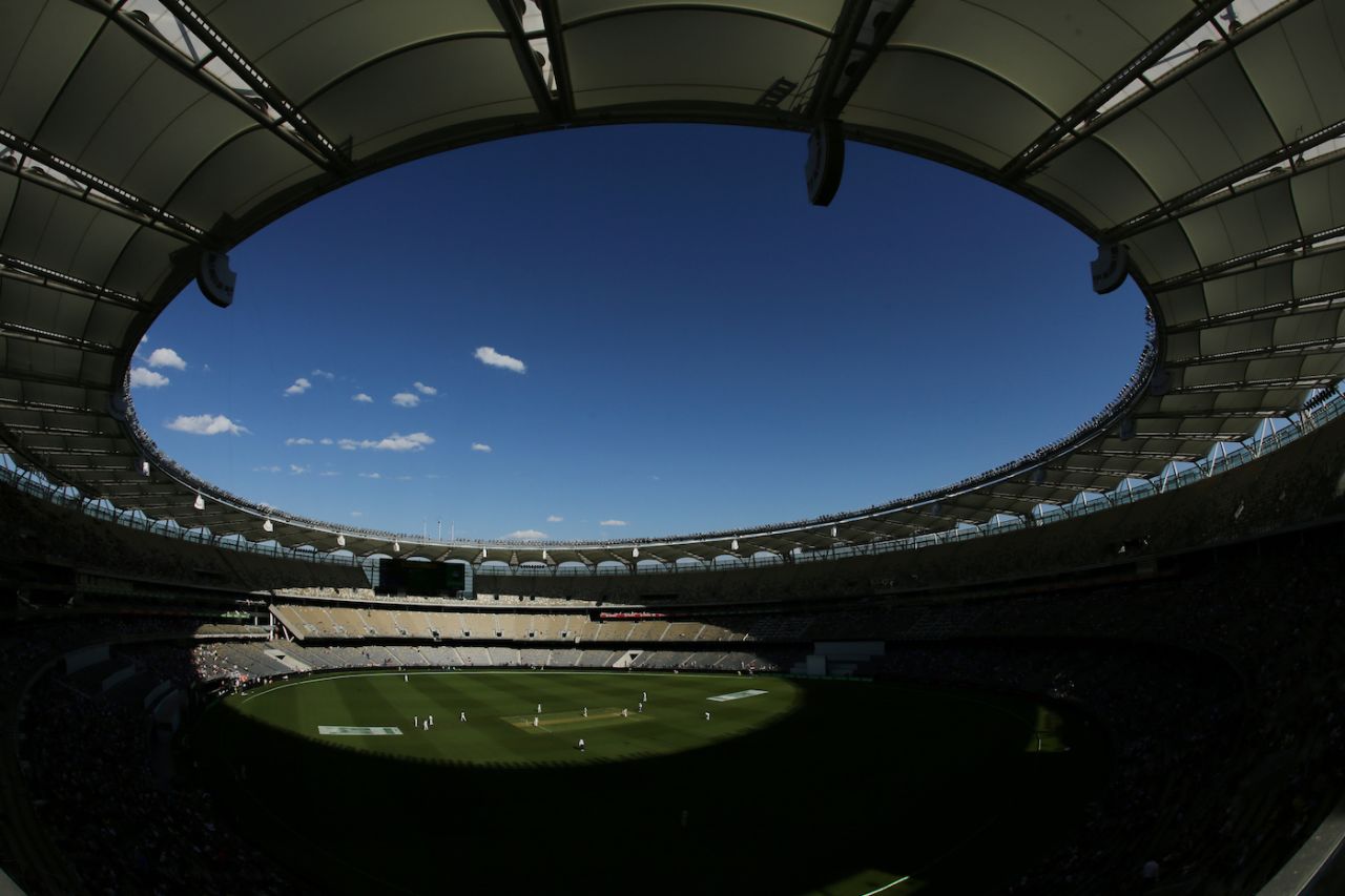 The Perth Stadium hosted its first Test, Australia v India, 2nd Test, Perth, 1st day, December 14, 2018