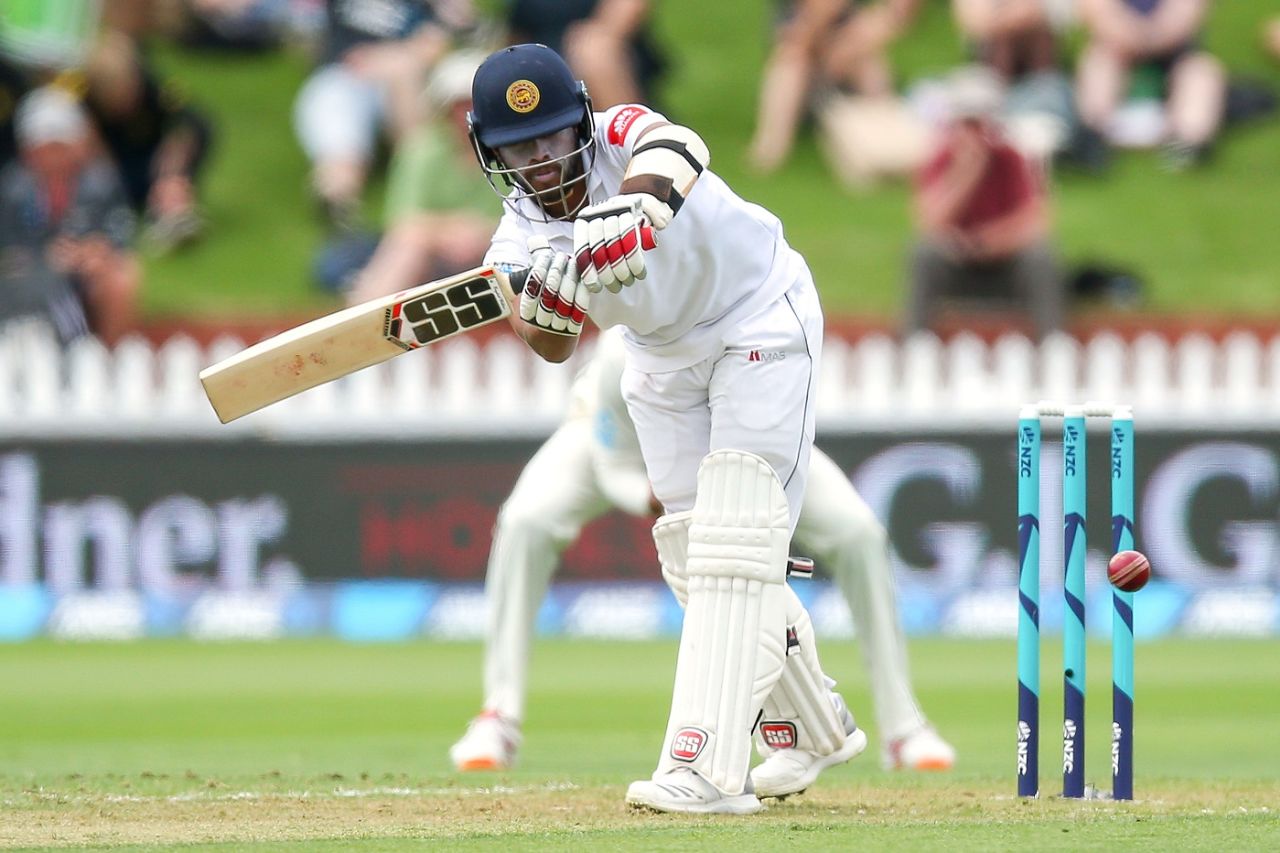 Kusal Mendis clips the ball into the on side, New Zealand v Sri Lanka, 1st Test, Wellington, 1st day, December 15, 2018