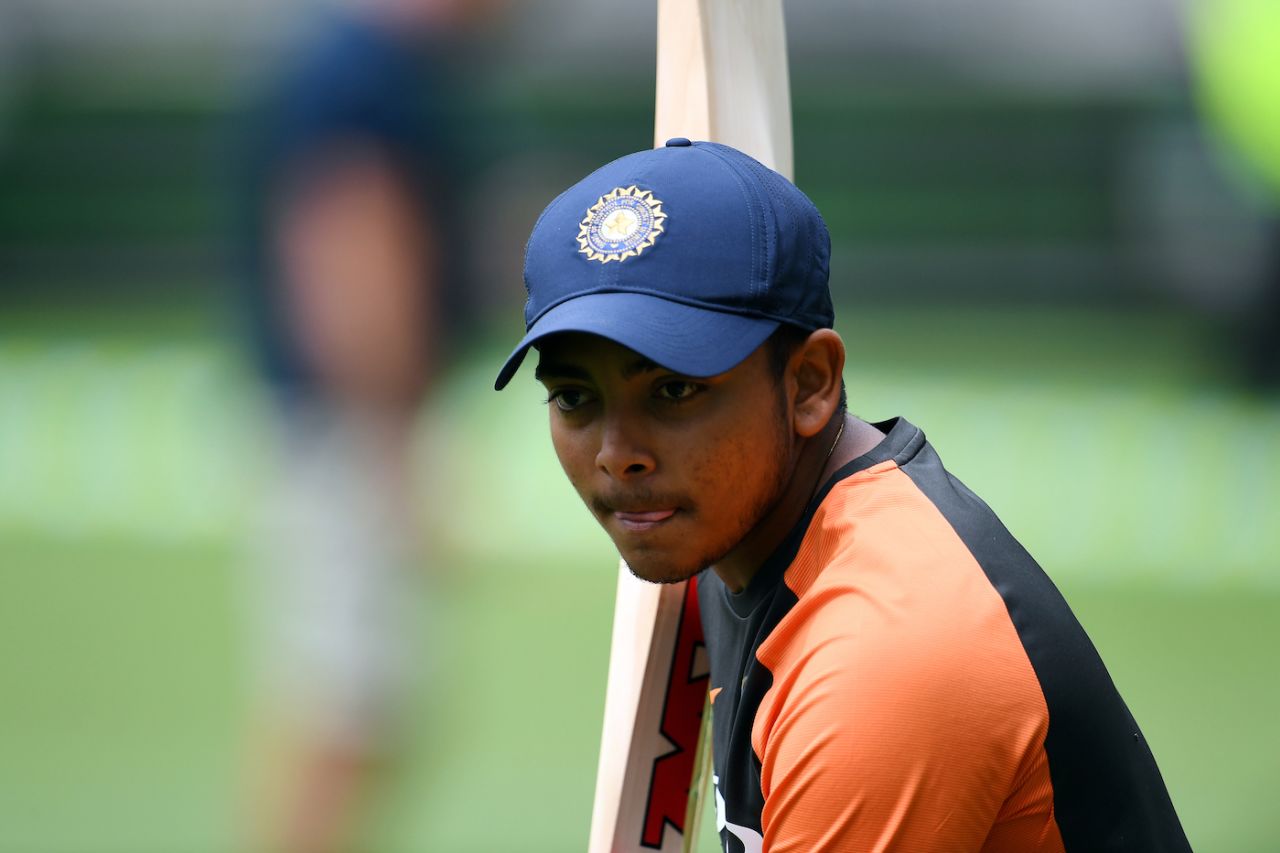 Prithvi Shaw had a knock on the second morning, Australia v India, 2nd Test, Perth, 2nd day, December 15, 2018