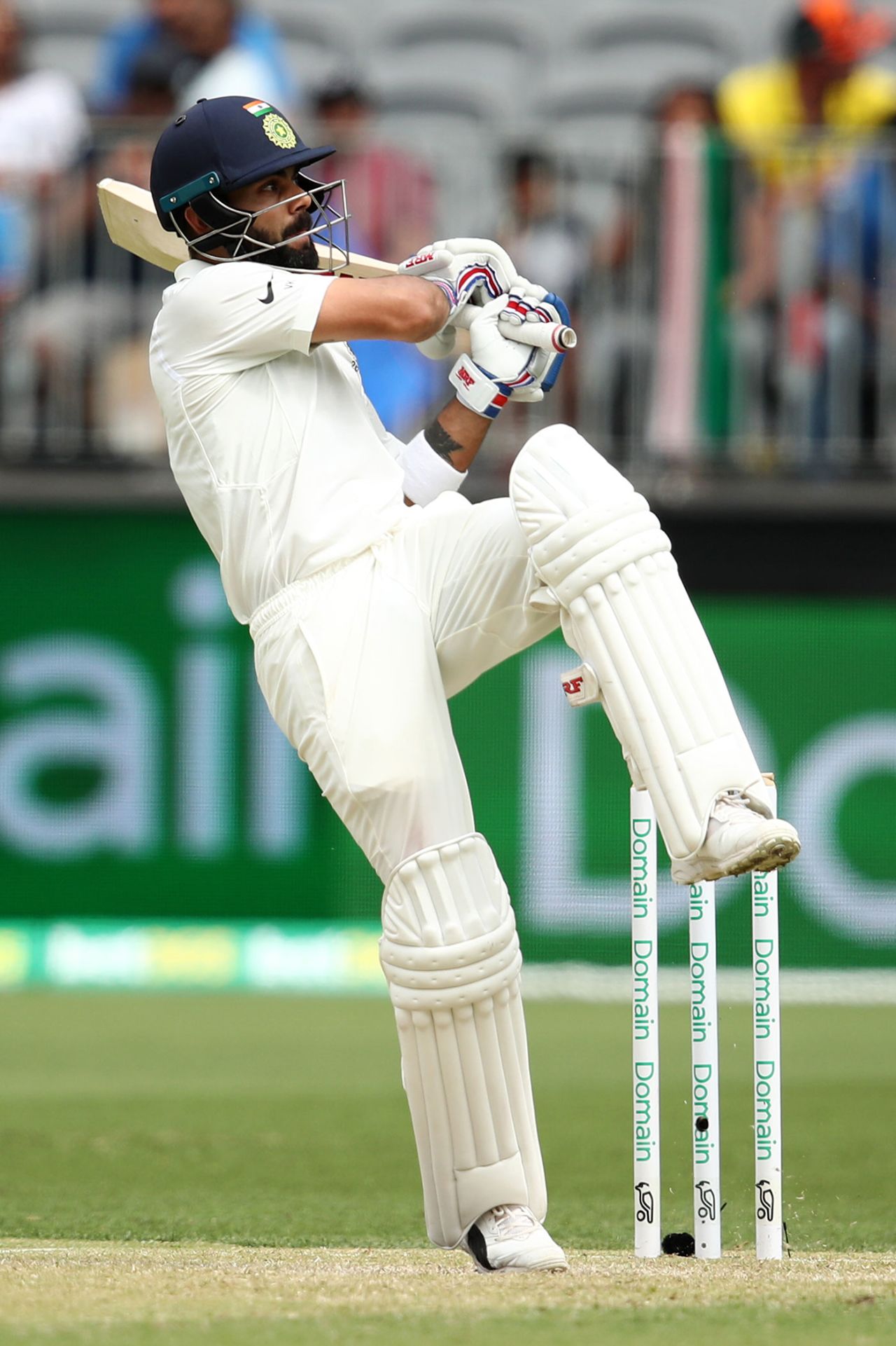 Virat Kohli pulls, Australia v India, 2nd Test, Perth, 2nd day, December 15, 2018