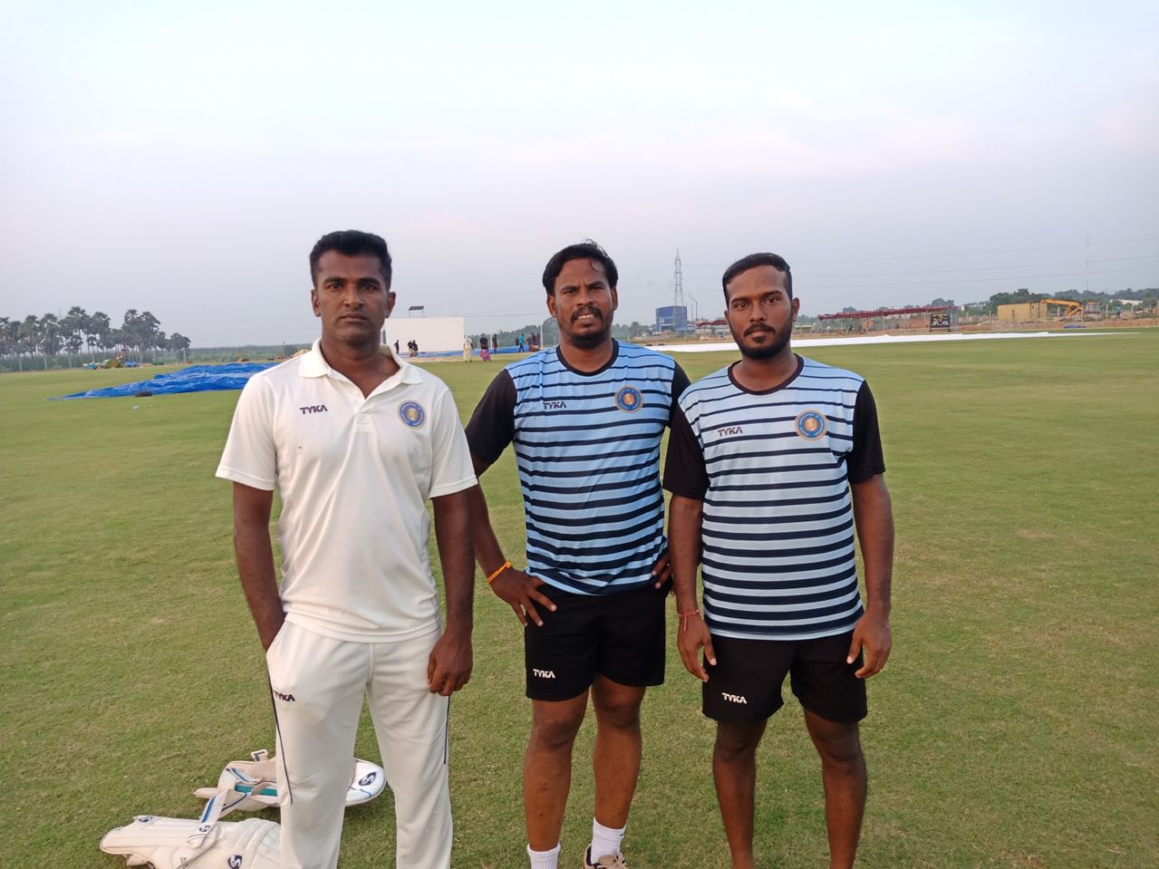 AM Narayanan, Saiju Titus and Ranjit Baskaran were all called up at the last minute after several players had been disallowed, Puducherry v Mizoram, Ranji Trophy 2018-19, Puducherry, December 1, 2018